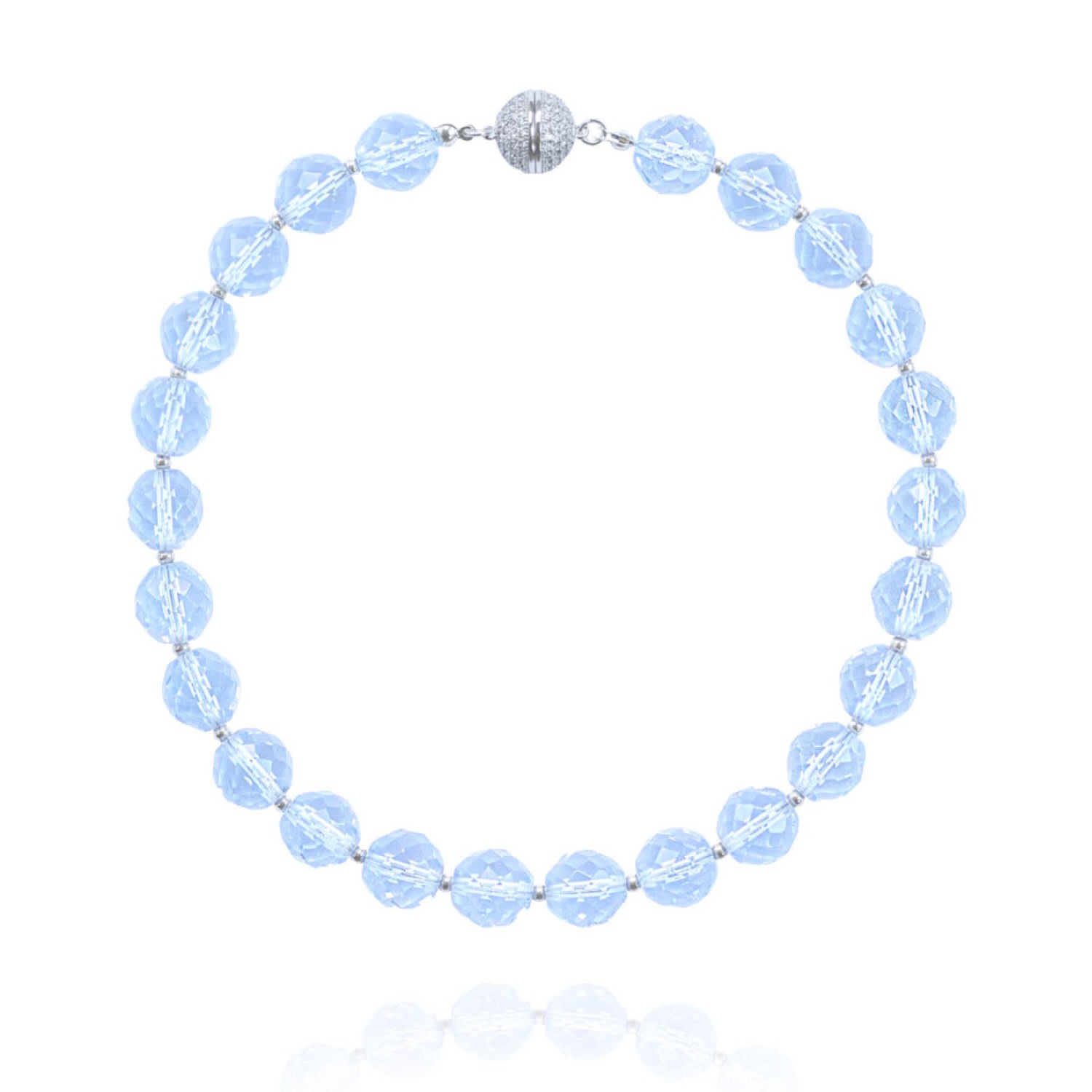 Saule Label Women's Leni Grande Necklace In Sky Blue In Blue