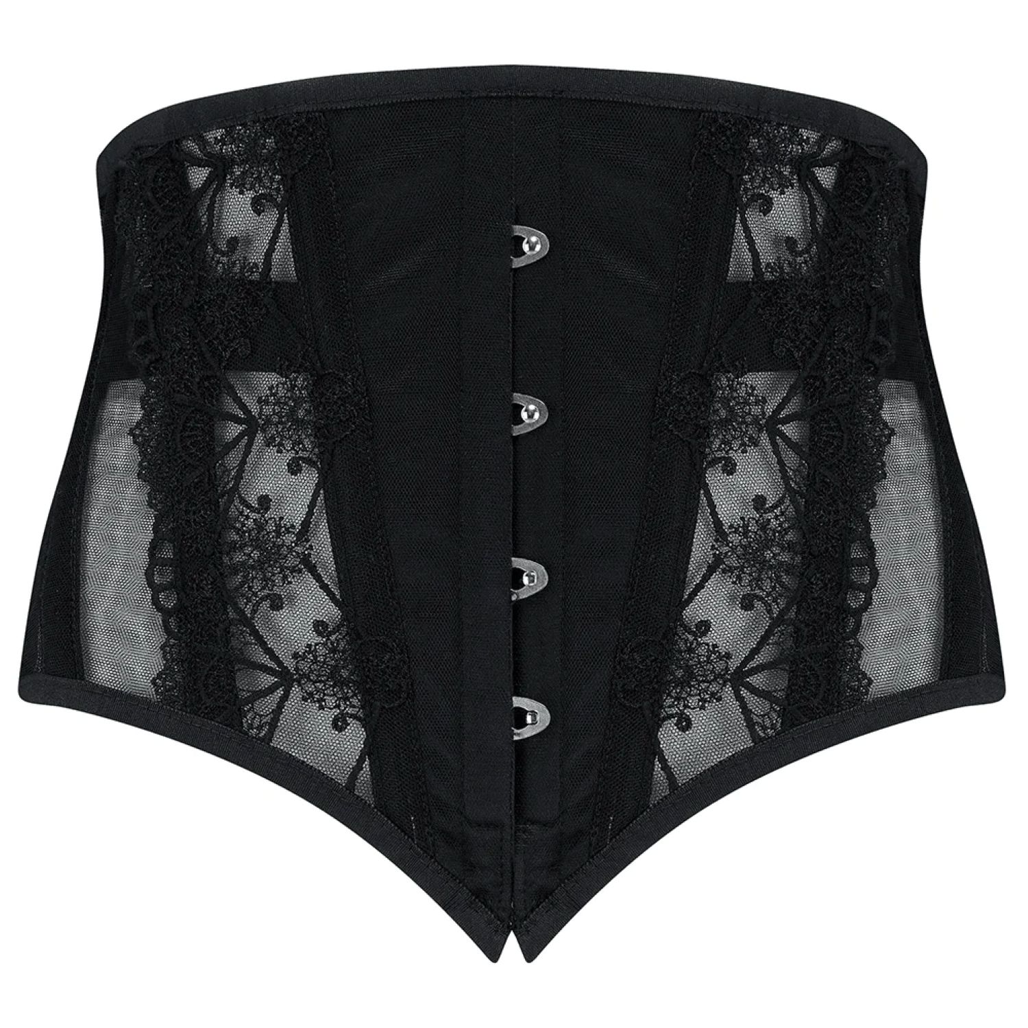 Vollers The Corset Company Limited Women's Black Clara Underbust Corset In Black