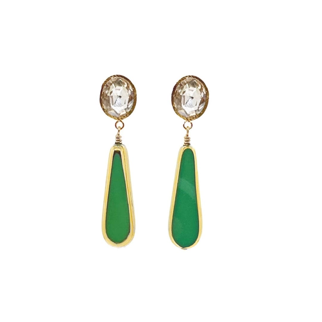 Women’s Evergreen Crystal Earrings Aracheli Studio