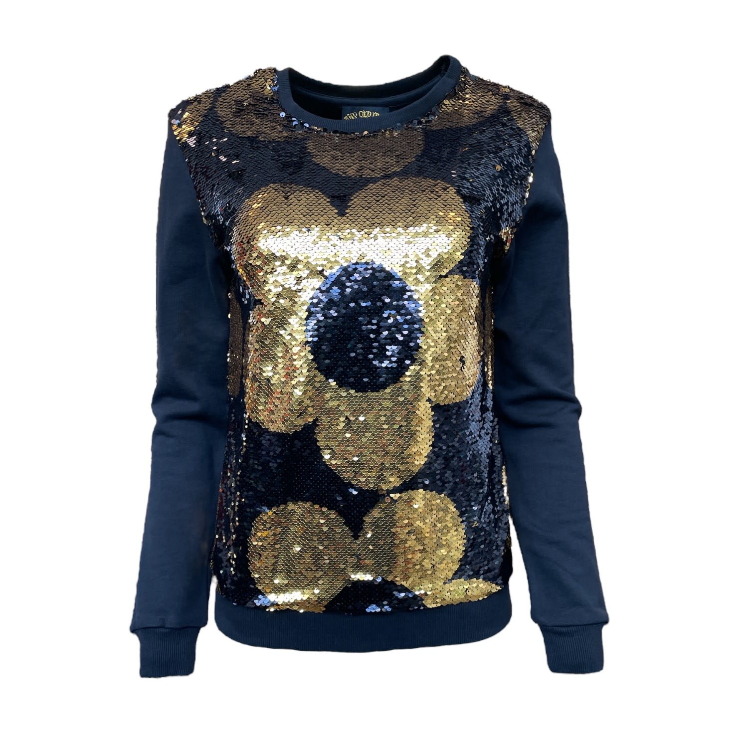 Any Old Iron Women's Gold / Black  Golden Quantastic Sweatshirt In Gold/black