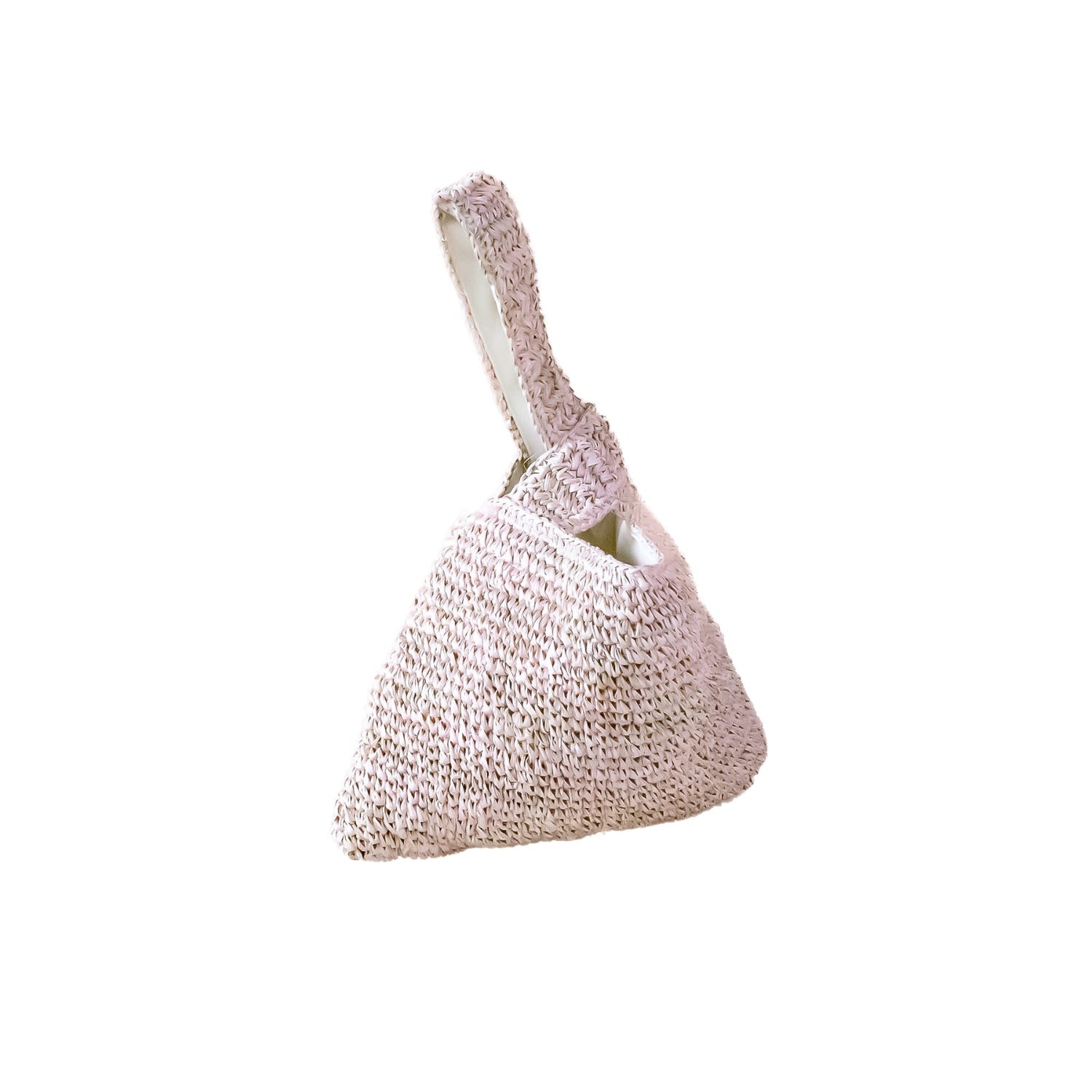 Women’s Neutrals Dusty Rose Crochet Knot Bag LikhÃ¢