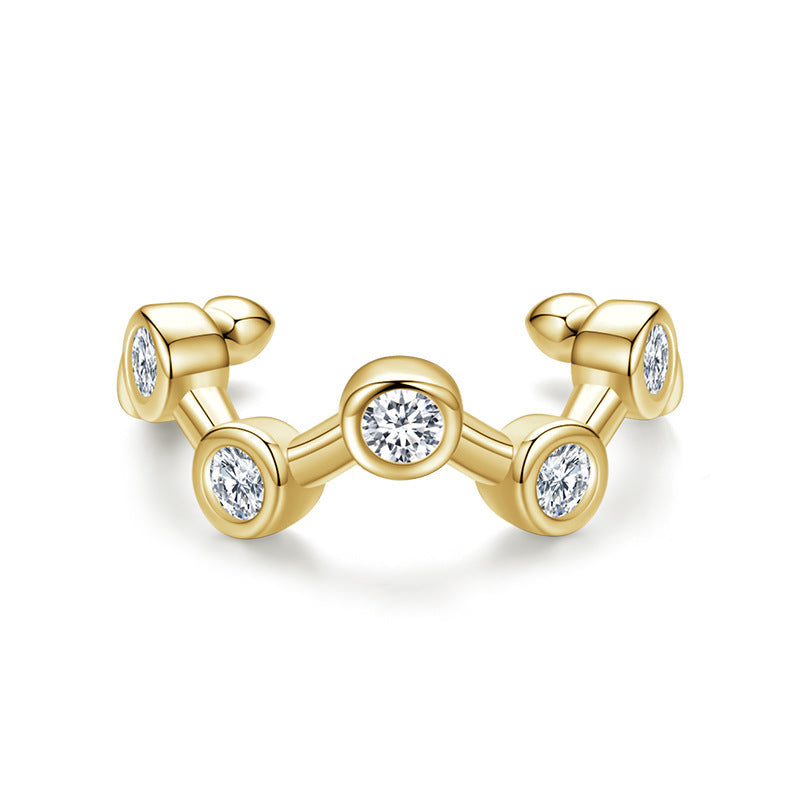 Gold Trip Women's Constellation Ear Cuff In Gold In Gold