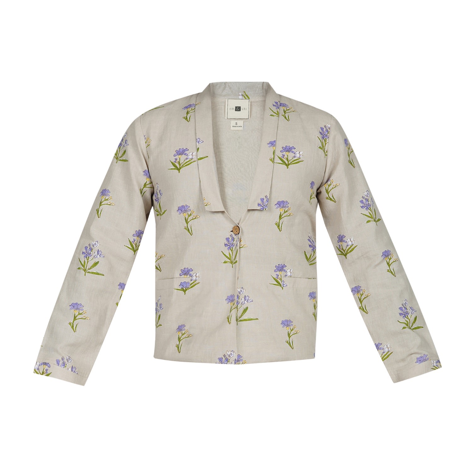 Em & Shi Women's Neutrals Sweet Lavender Blazer In Purple