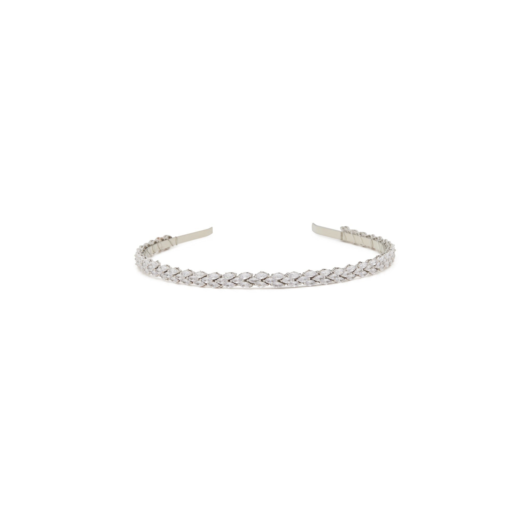 Stephanie Browne Australia Women's Silver Bocheron Headband In Silver