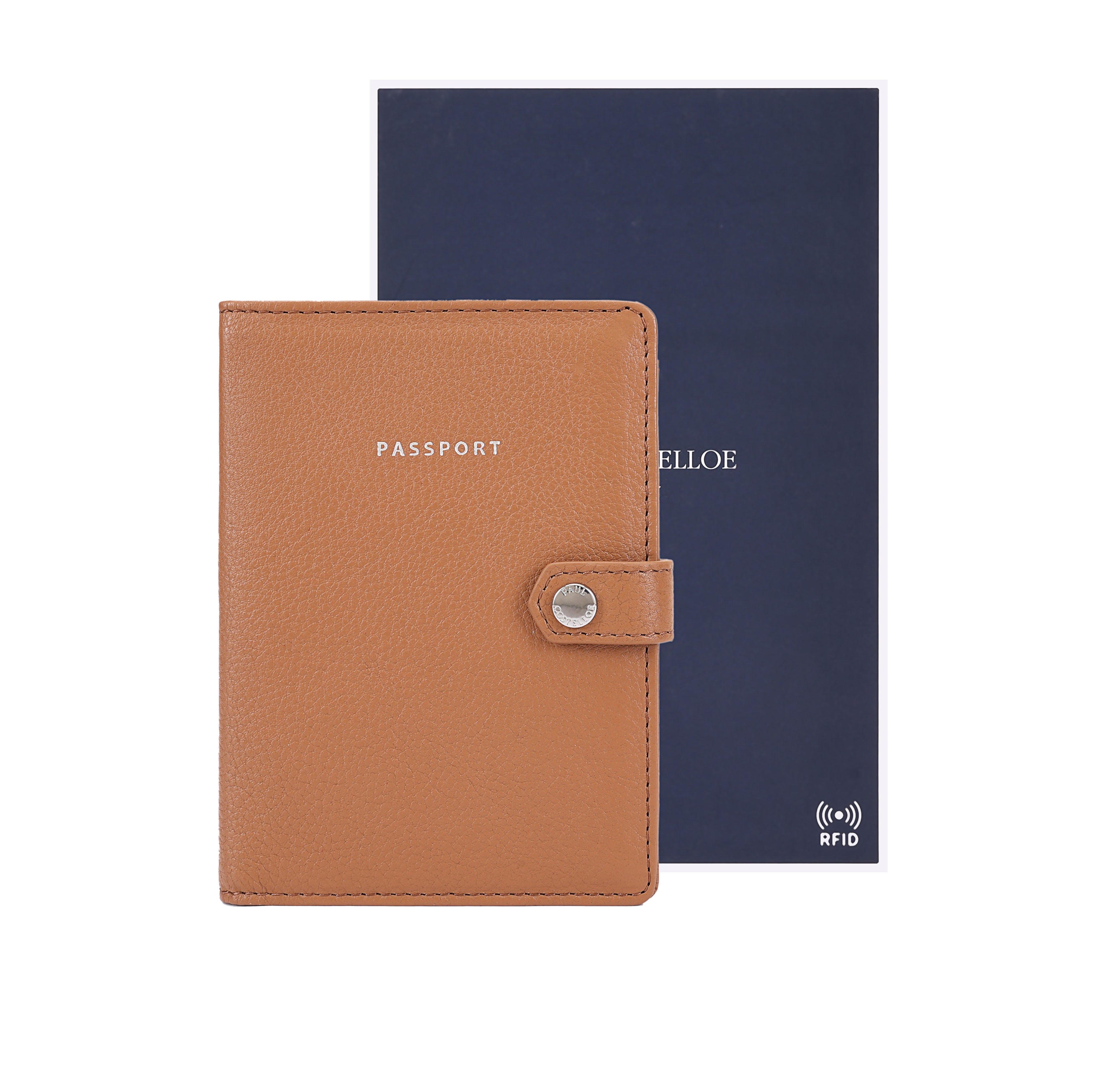 Tuira Passport Holder - Brown | One Size | Paul Costelloe