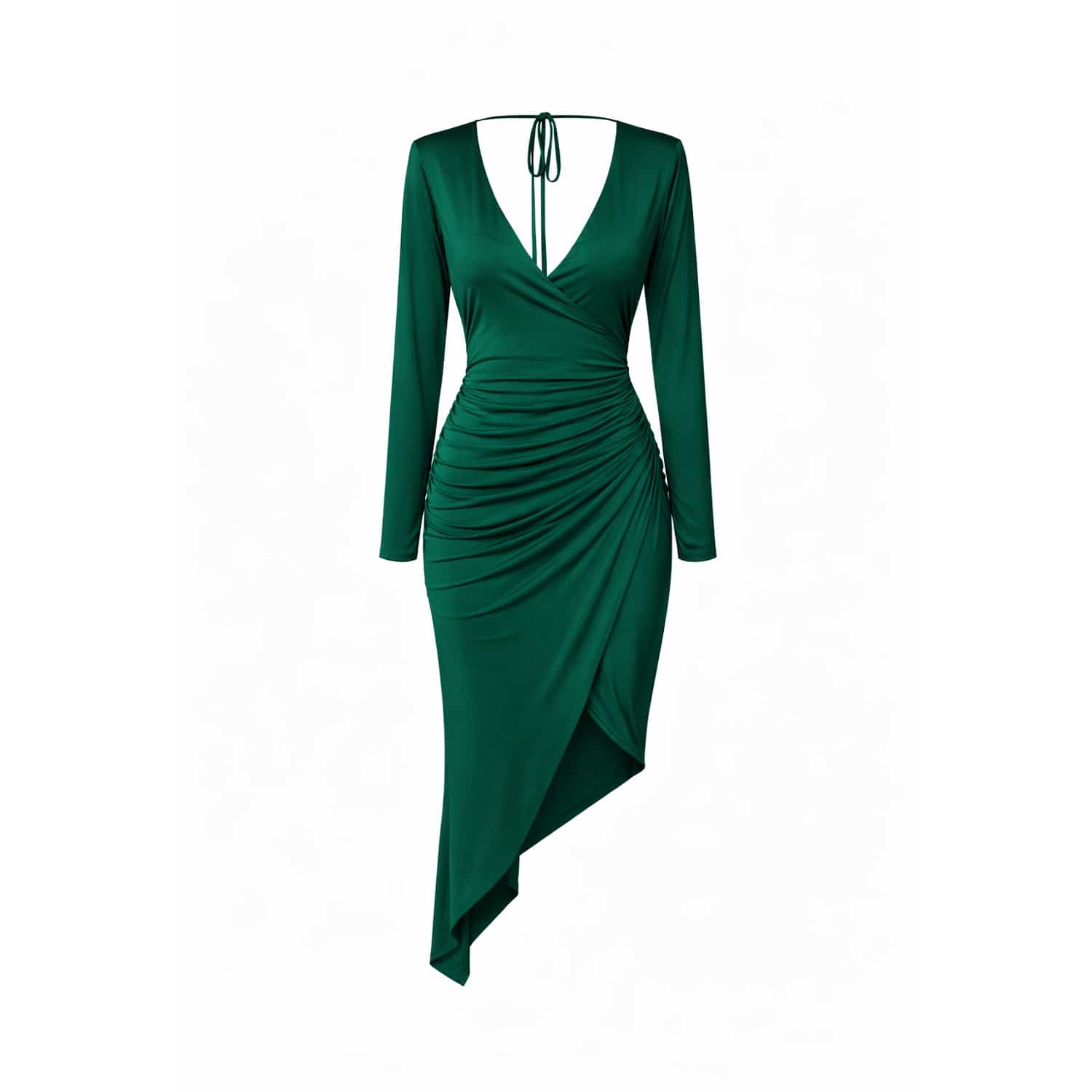 emerald green dress with blazer Coco Style Midi - Forest | Monice London lost