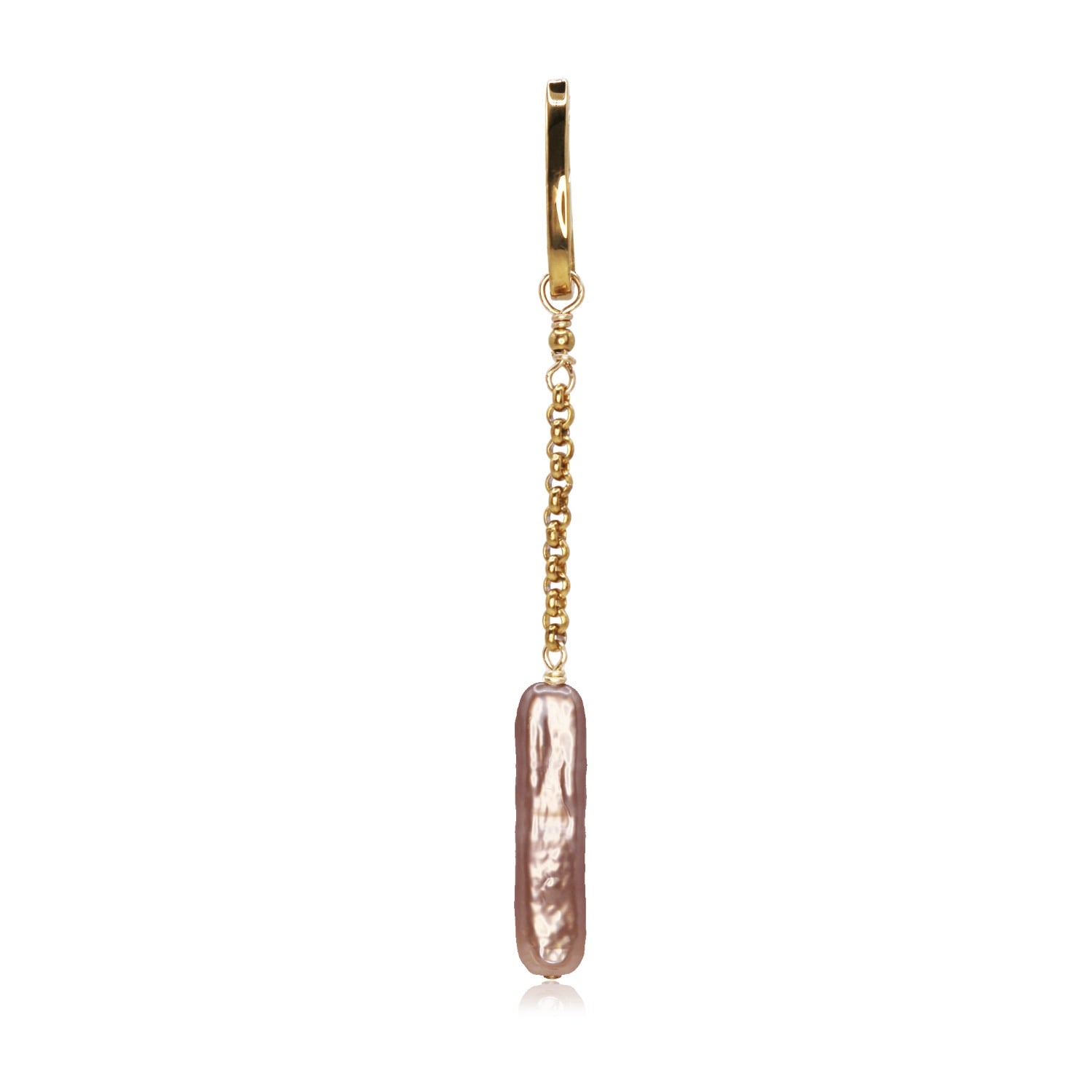 Marquise Swim Women's Gold / Pink / Purple Bikini Charm - Candel Purple Pearl & Gold