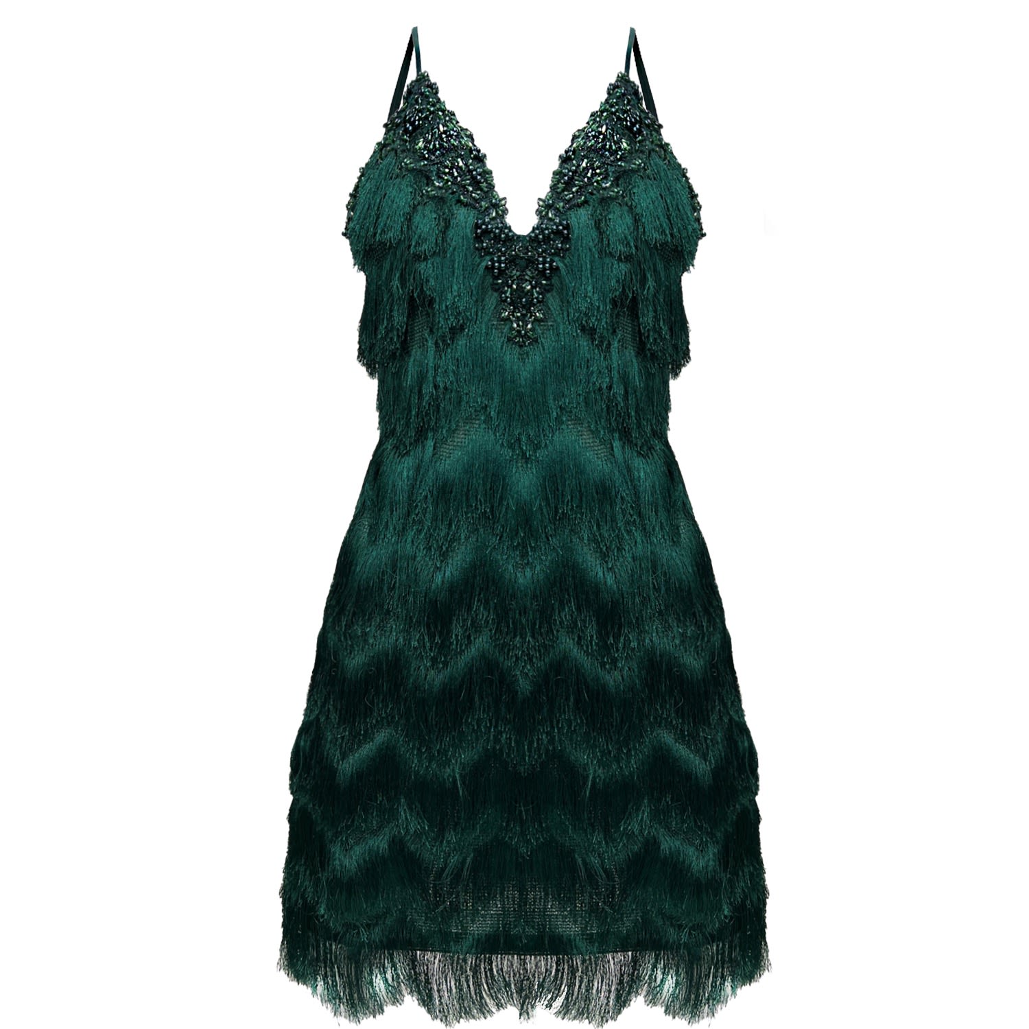 Angelika Jozefczyk Women's Gatsby Cocktail Dress Emerald Green In Green
