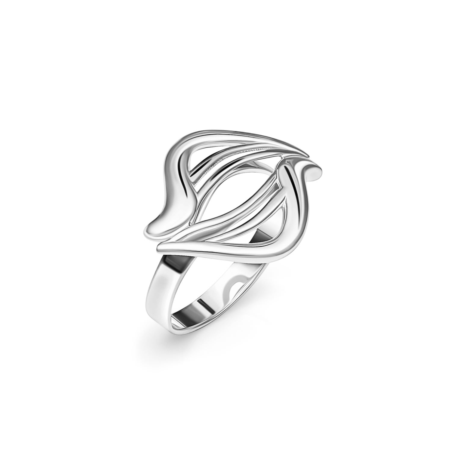 Women’s Silver Abstract Ring Untamd