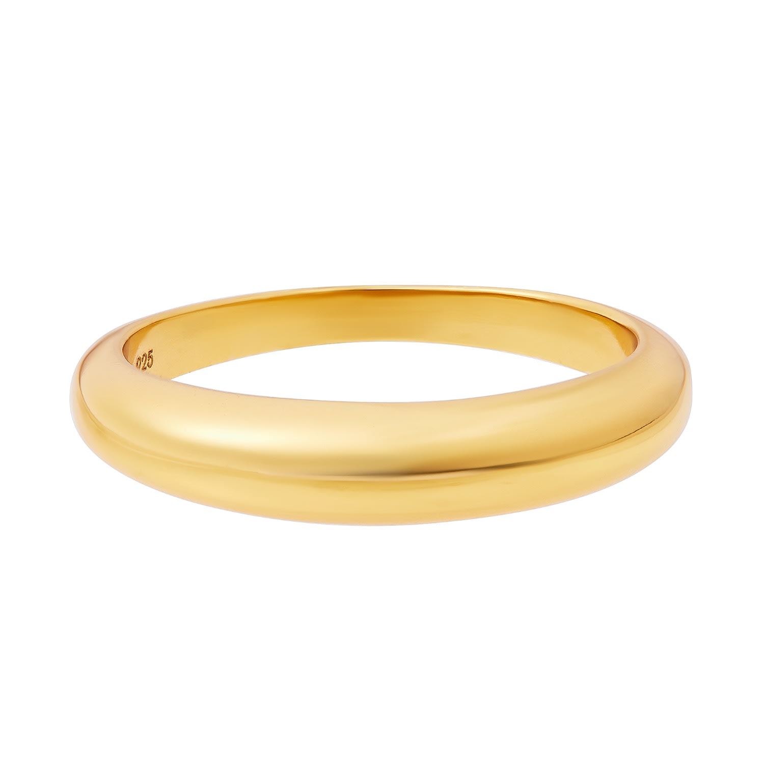 Women’s Mini Dome Ring - Gold Cartilage Cartel