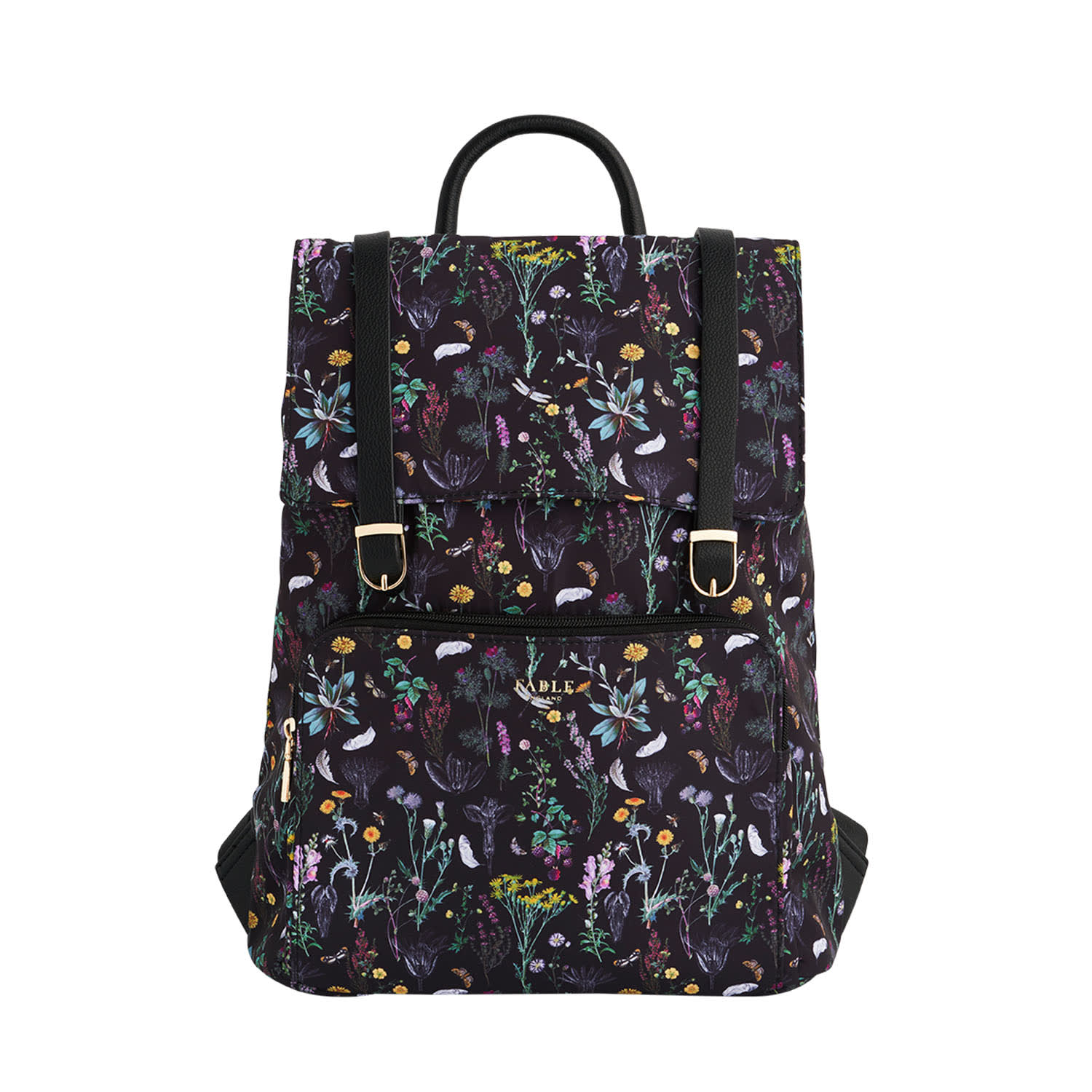 Fable England Women's Black Wilderness Buckle Backpack In Black