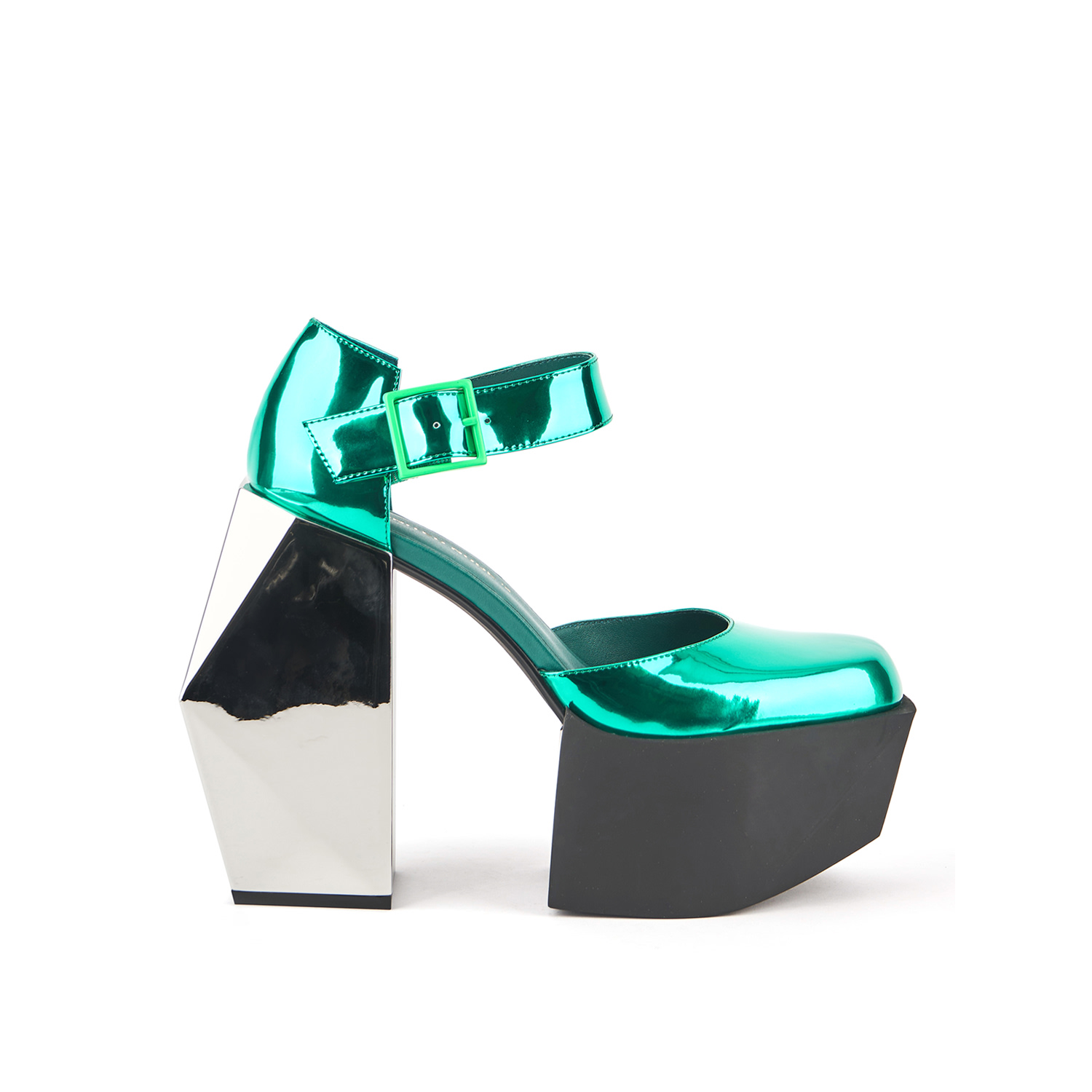 Women’s Green / Silver Stage Dorsey - Malachite 5.5 Uk United Nude