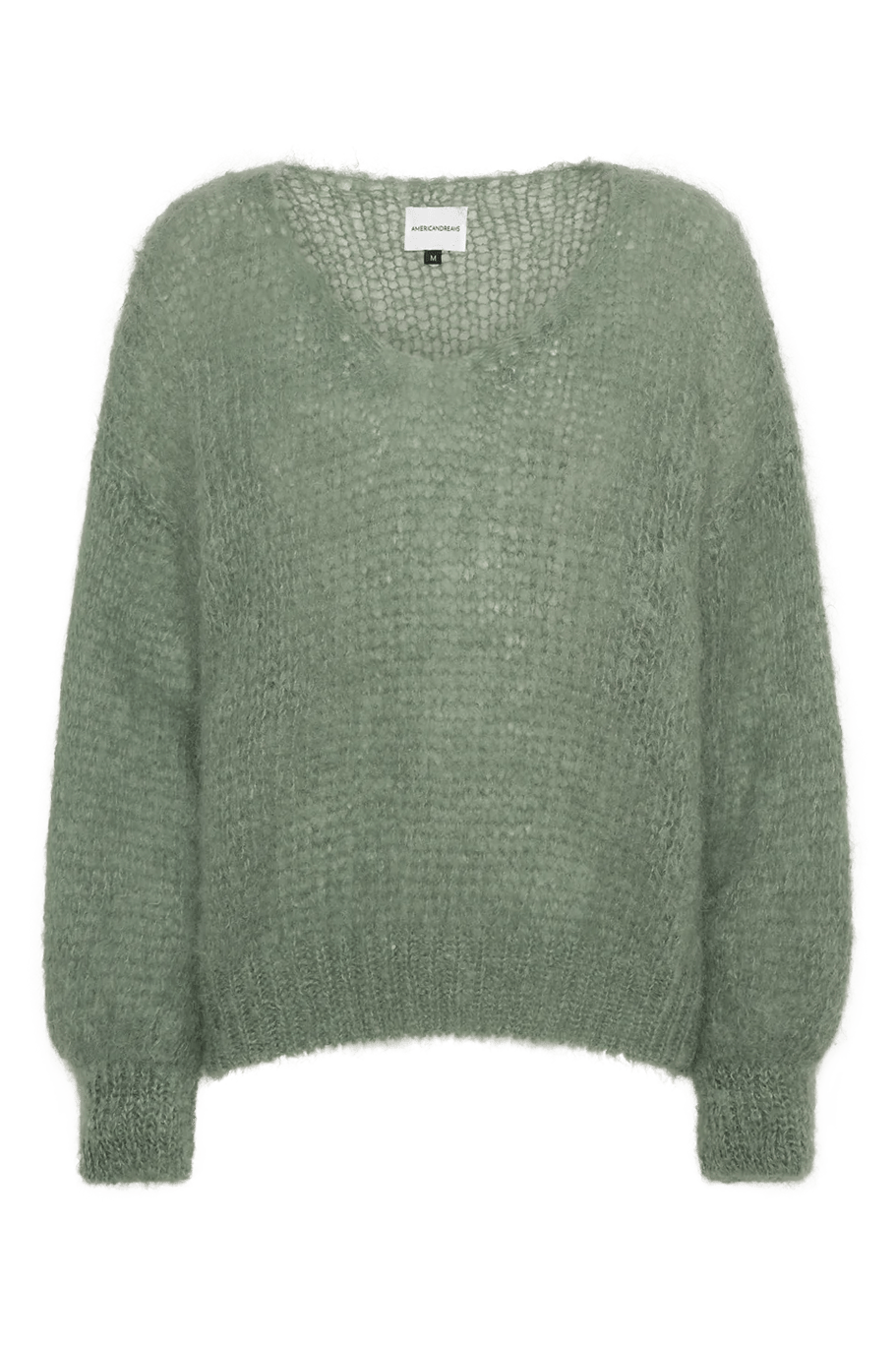 Americandreams Women's Milana Ls Mohair Knit Dusty Green