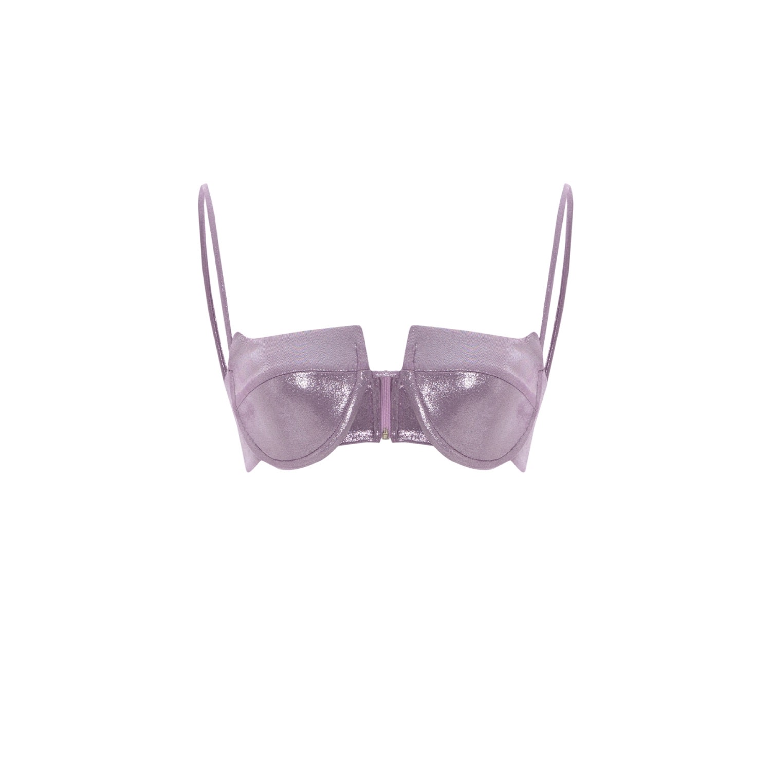 Women’s Pink / Purple Nora Croptop Lilac Small Alia Studio