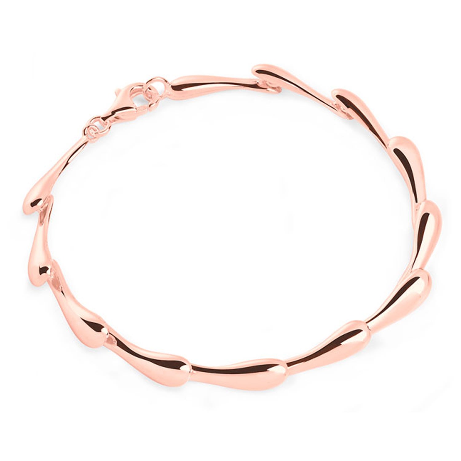 Women’s Rose Gold Continual Drop Bracelet Lucy Quartermaine