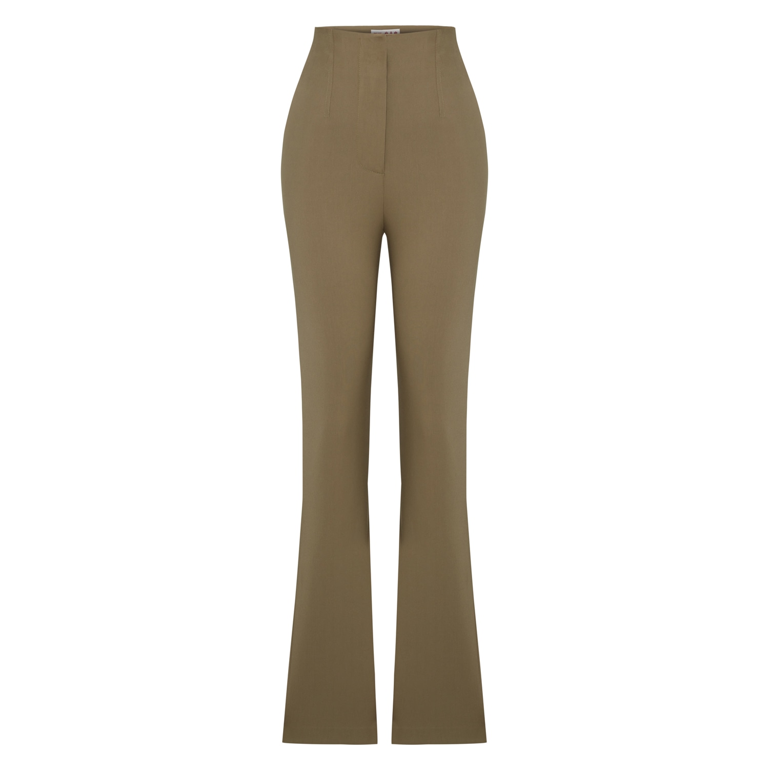 Pcfg Women's Flared Skinny Pant - Covert Green In Green
