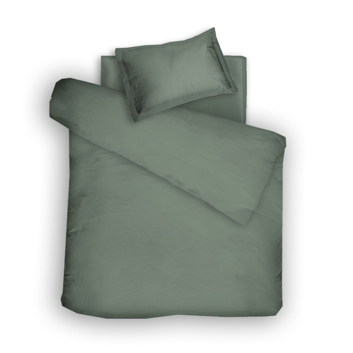 Decoflux Home Cotton Bedding Set Green Tree Uk Single, Us Twin
