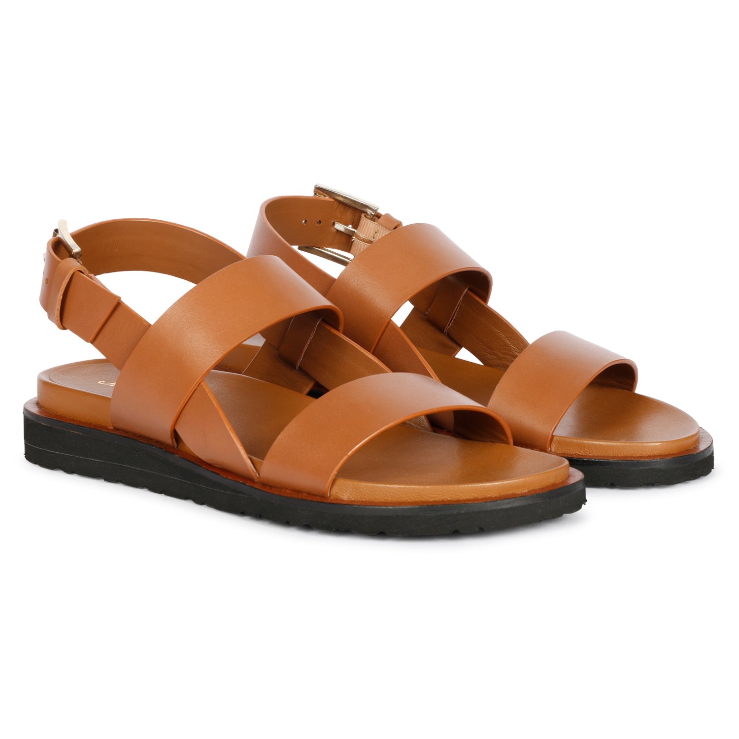 Shop Saint G Women's Brown Sicily Tan - Sandals