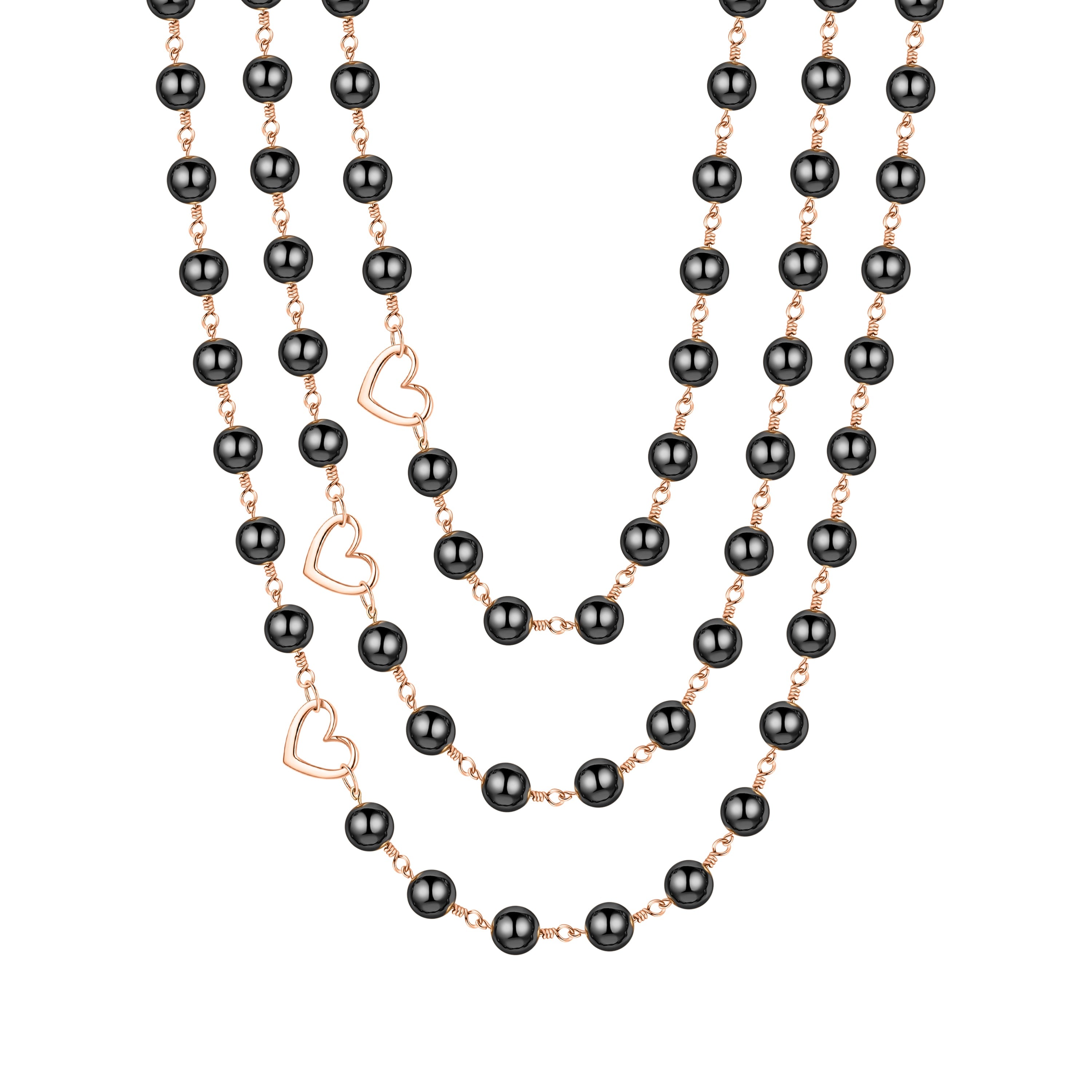 Rejected Hearts Club Women's Black Heiress Necklace In Black