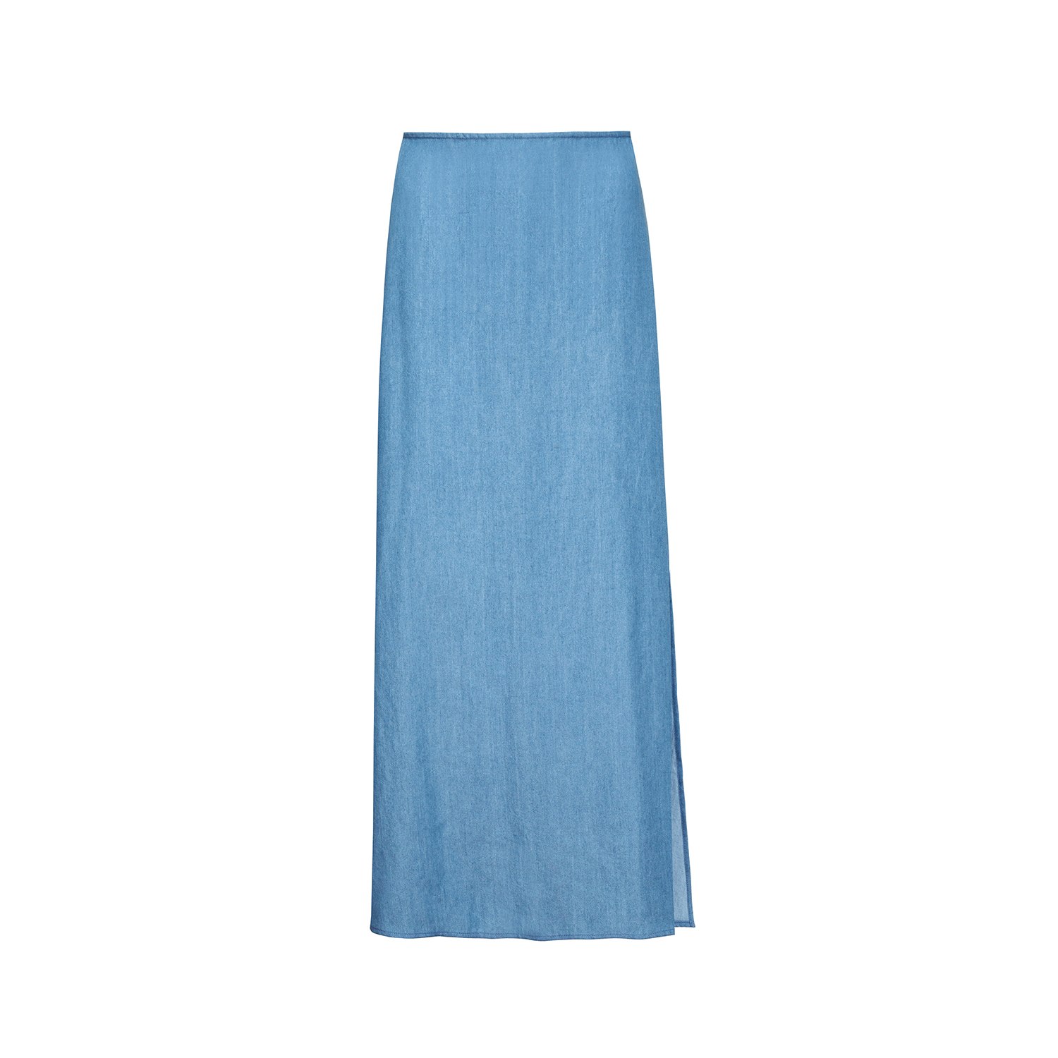 Audrey Vallens Women's Blue Urban Maxi Tencel Skirt In Blue