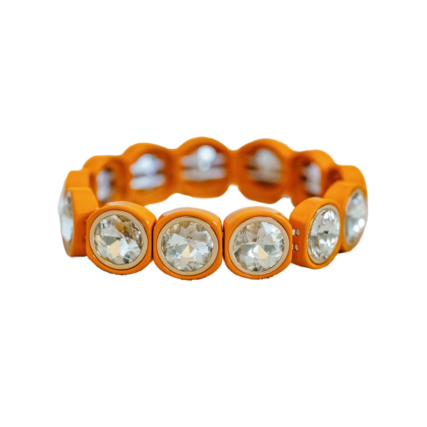 Smith & Co. Jewel Design Women's Yellow / Orange City Girl Round Bracelet - Orangeade