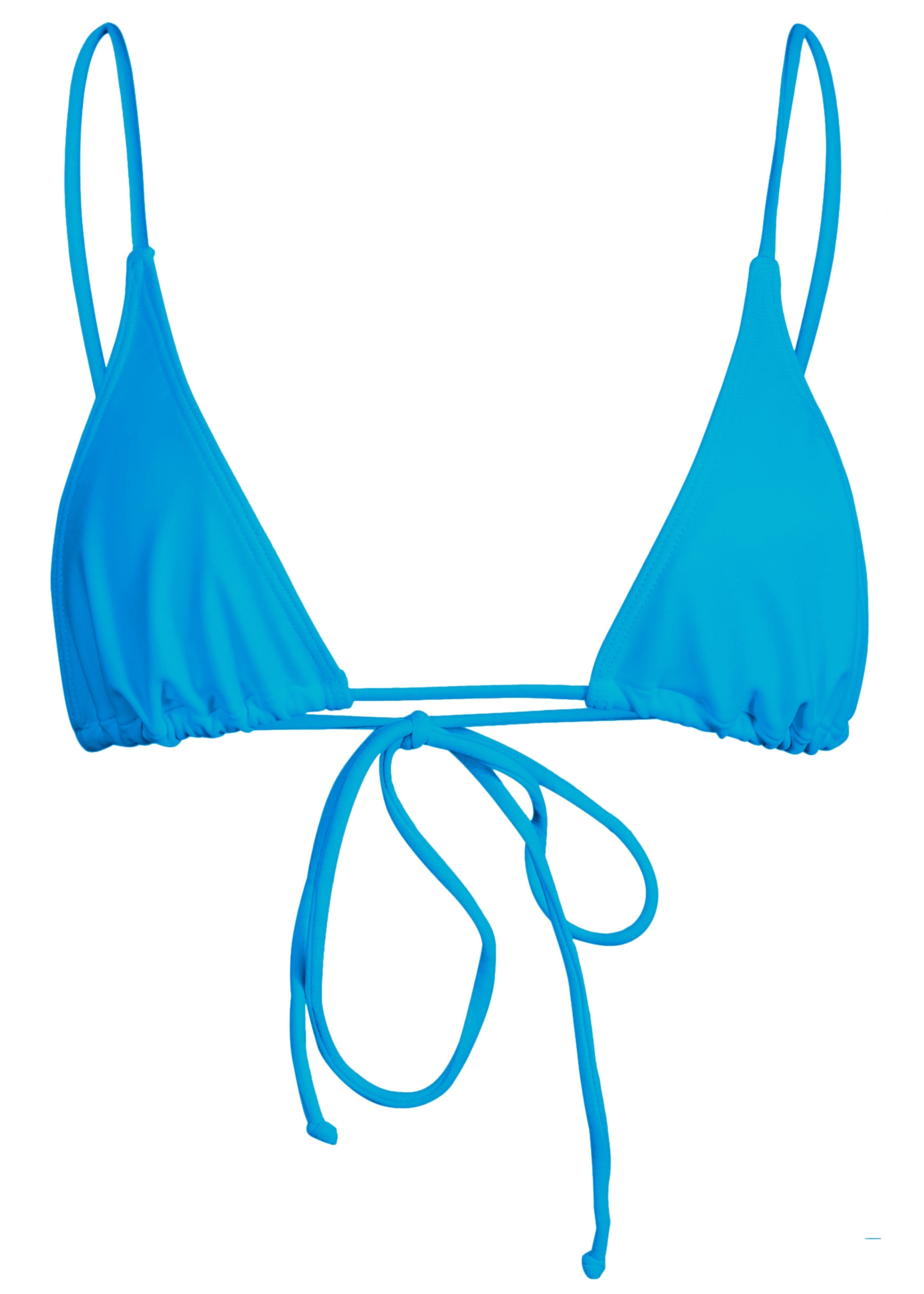 Minimale Animale Women's Sacred Tie Back Tassel Bikini Top - Capri Blue