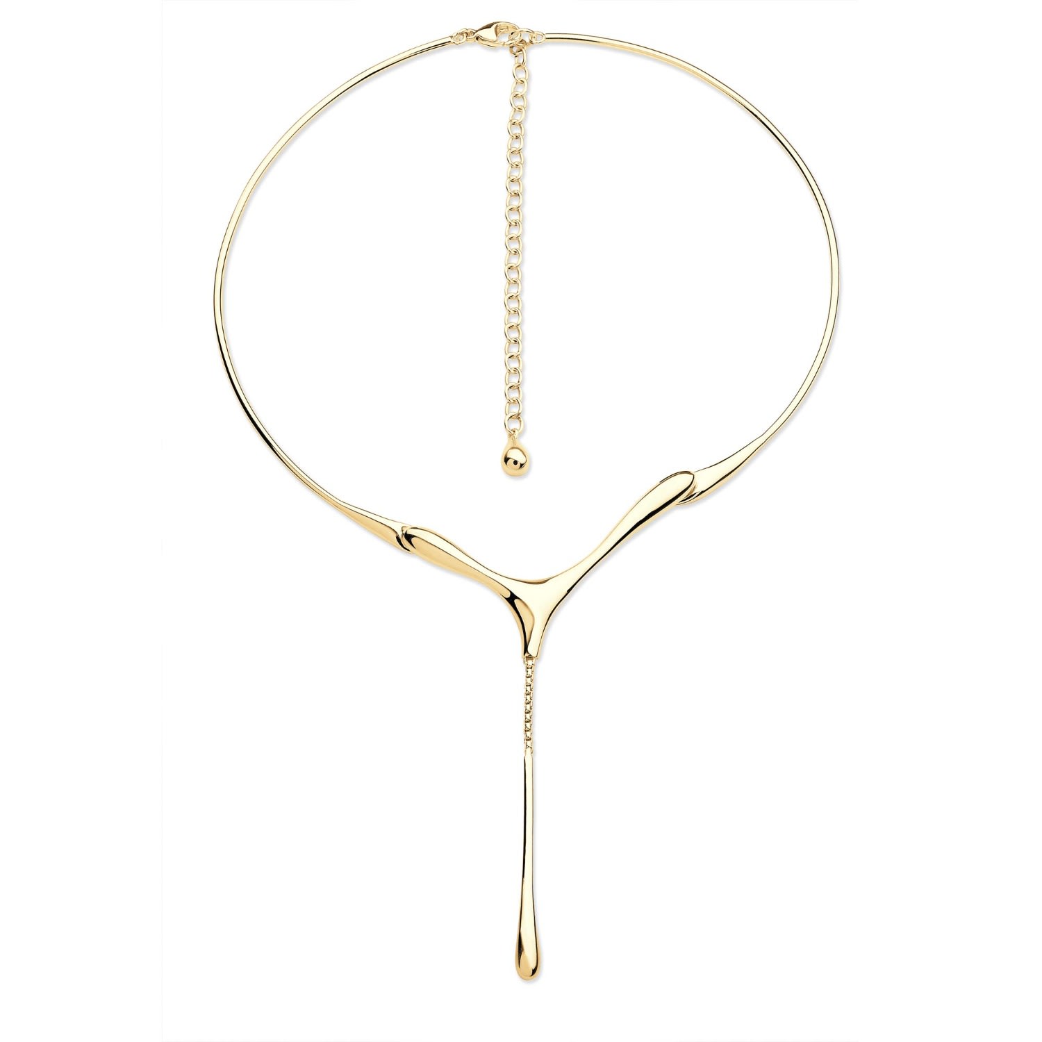 Women’s One Drop Necklace In Gold Vermeil Lucy Quartermaine