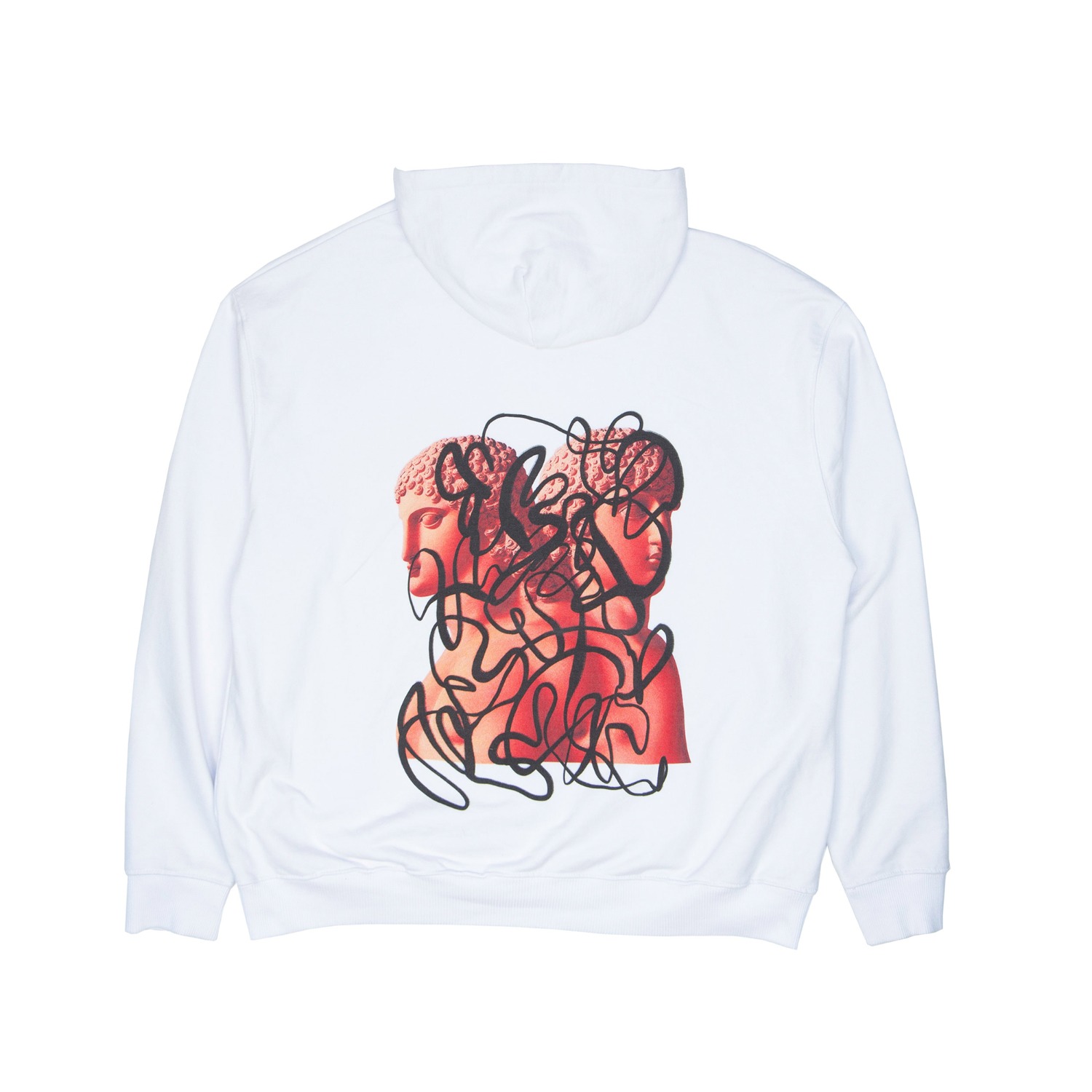 Graffiti Logo Cotton Hoodie