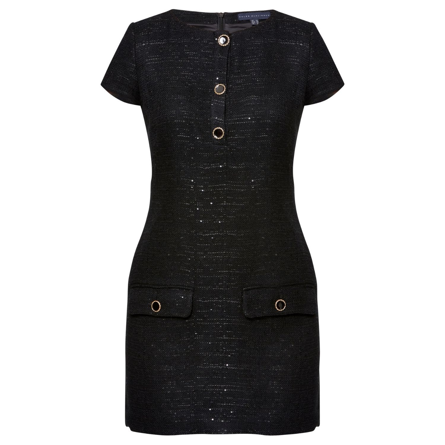 Helen Mcalinden Women's Anouska Black Boucle Dress In Black