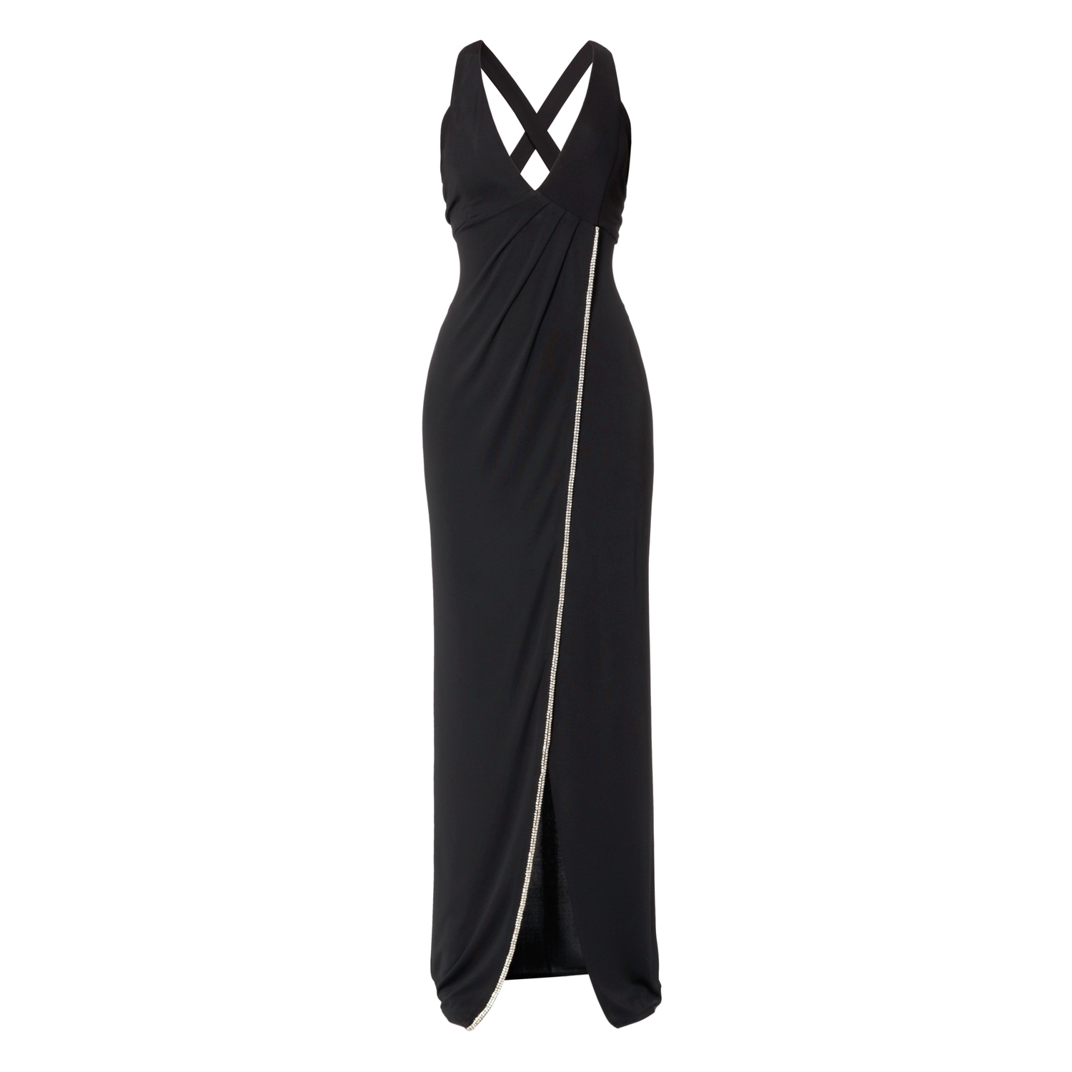 Aggi By Halewski Women's Black Carla Night Fall Evening Maxi Dress In Black