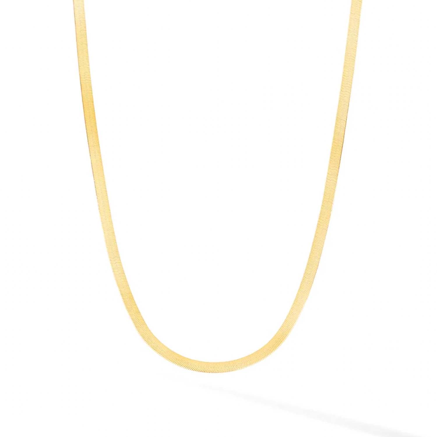 Women’s Gold 2Mm Herringbone Chain Necklace 770 Fine Jewelry