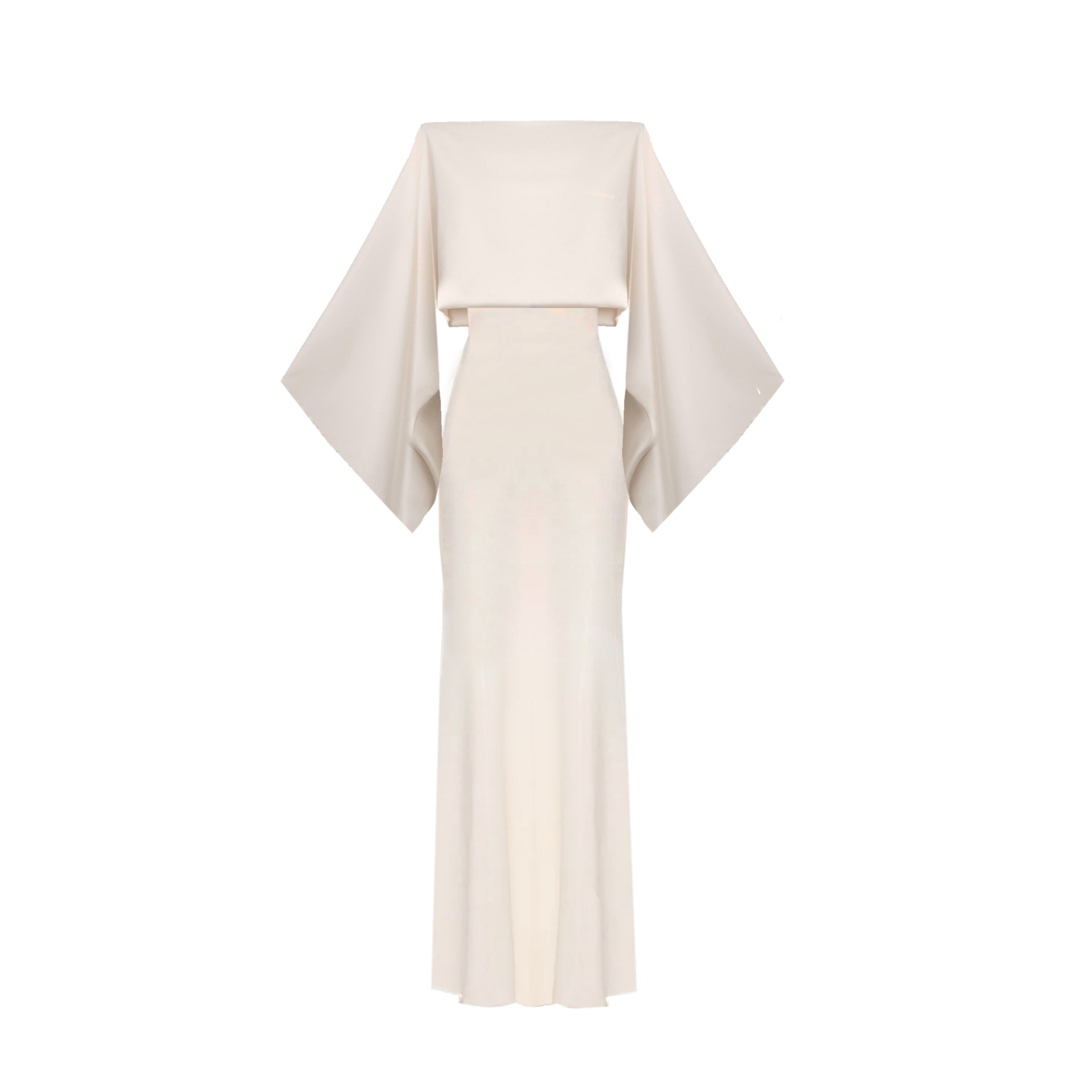 Lily Phellera Women's Rose Gold / White Raya Kimono Dress In Rose Gold/white