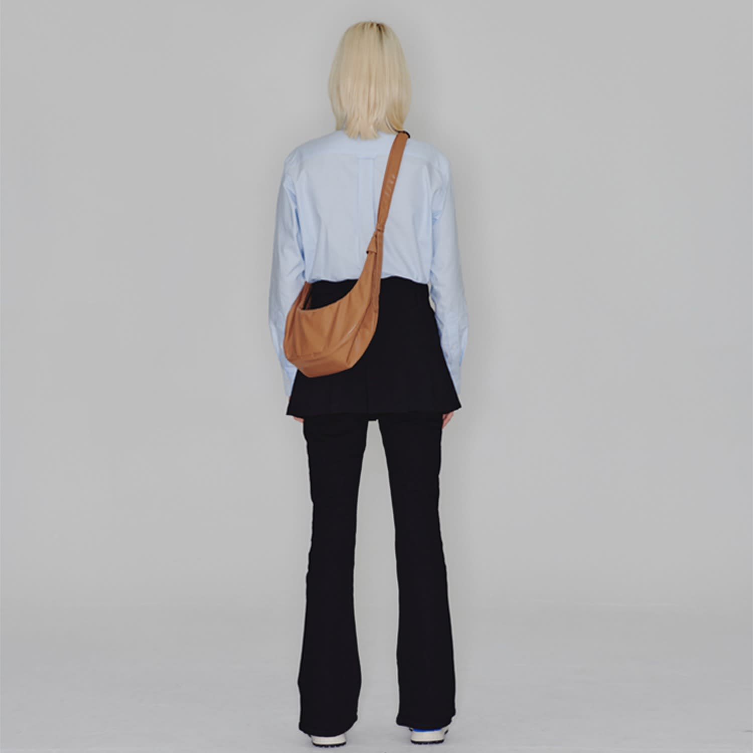 After Pray Edition | Crescent Coated Hobo Bag S - Brown