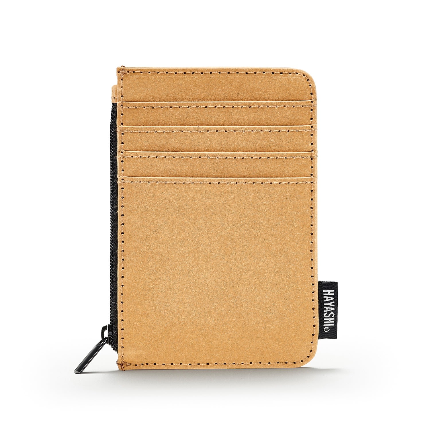 Women’s Neutrals Zipped Card Case - Tan Hayashi