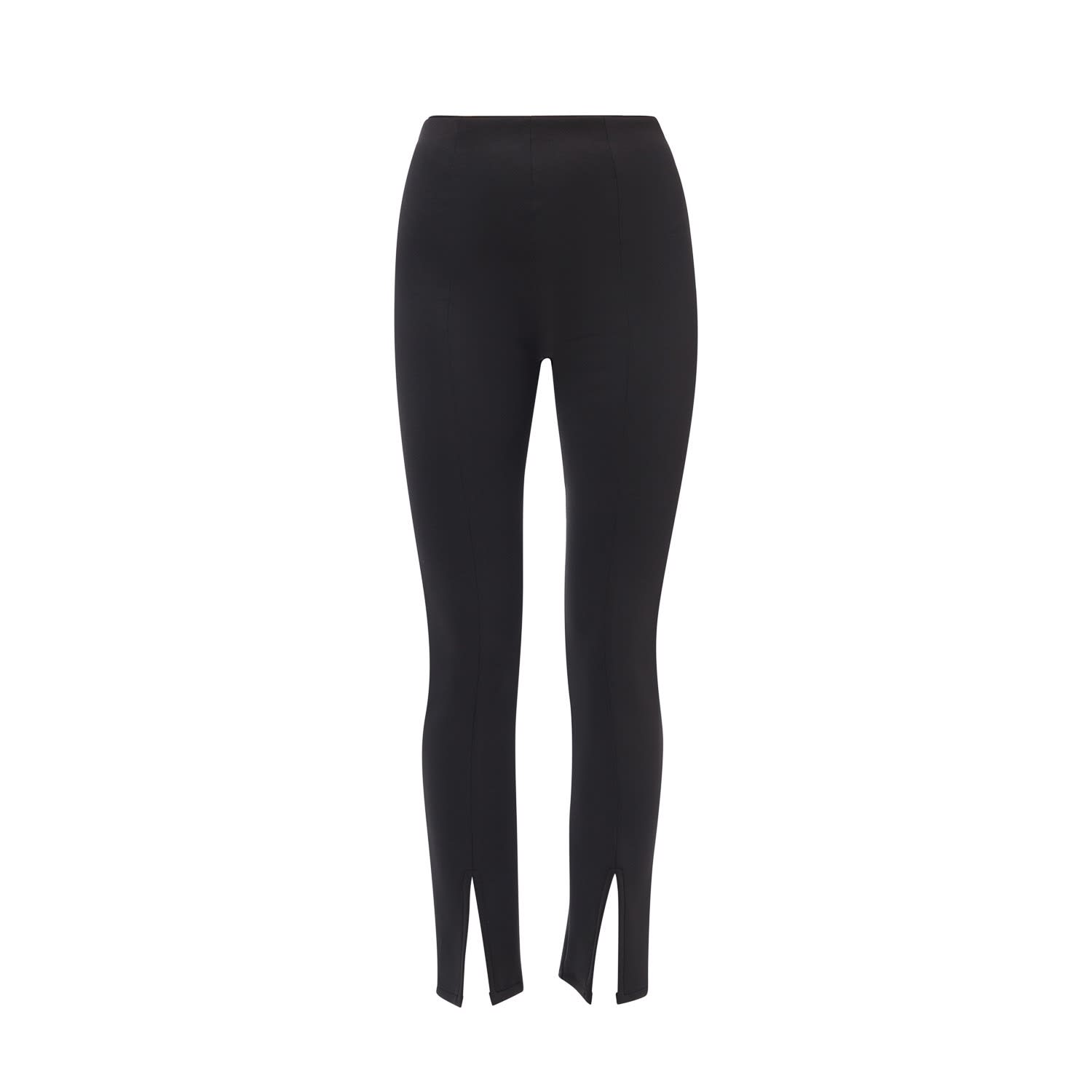 Lia scrunched flare Black Leggings