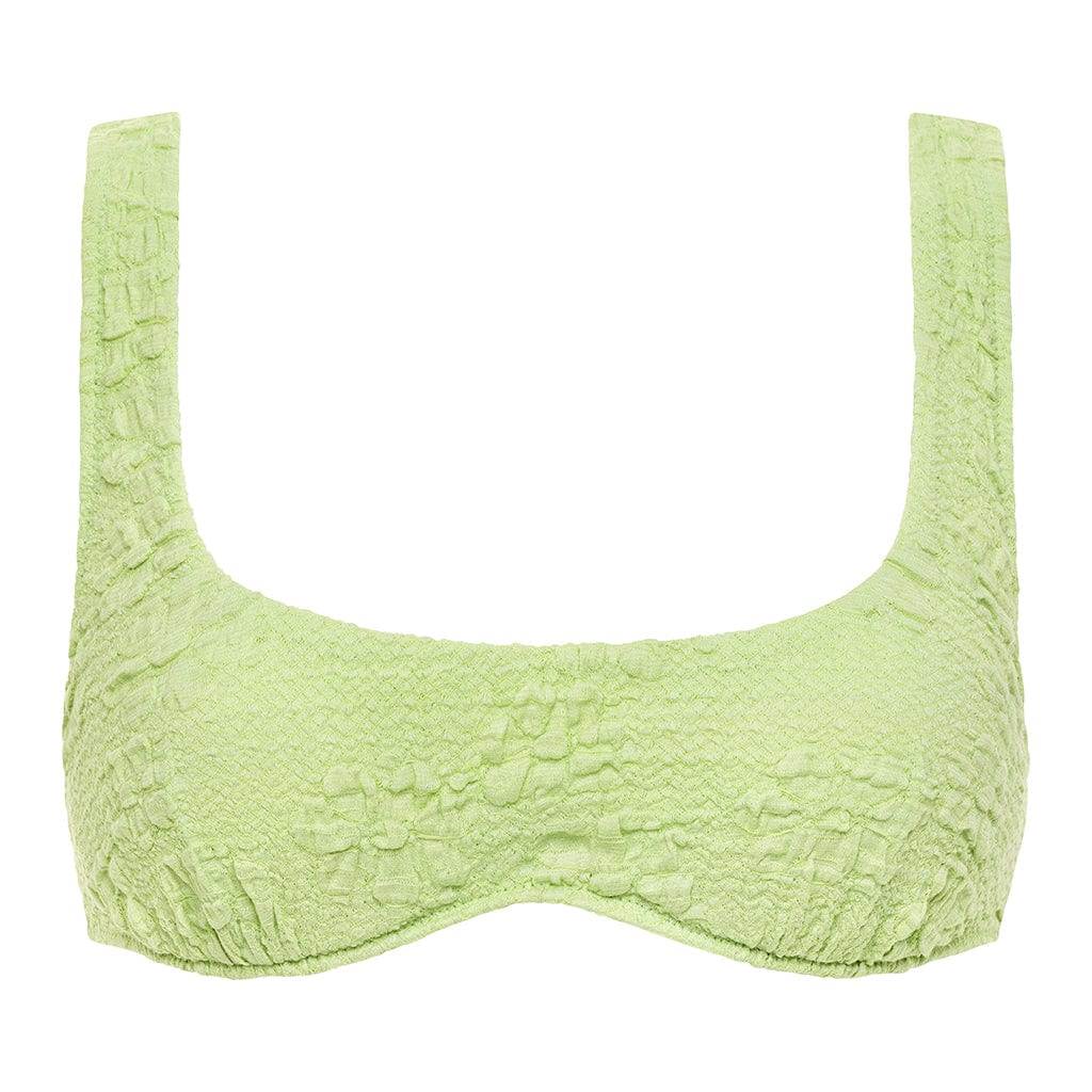 Montce Women's Green Avo Floral Kaia Bikini Top In Green