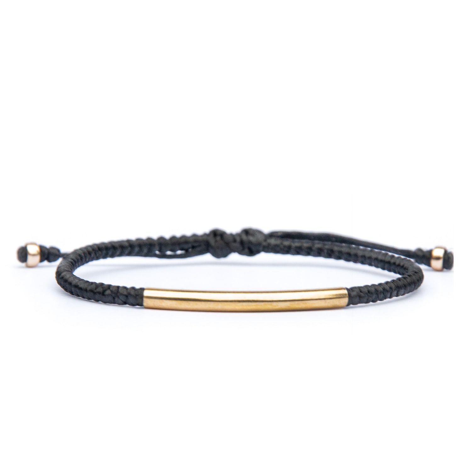 Black Bridge Gold Rope Bracelet For Women - Adjustable Durable & Vegan Harbour Uk Bracelets