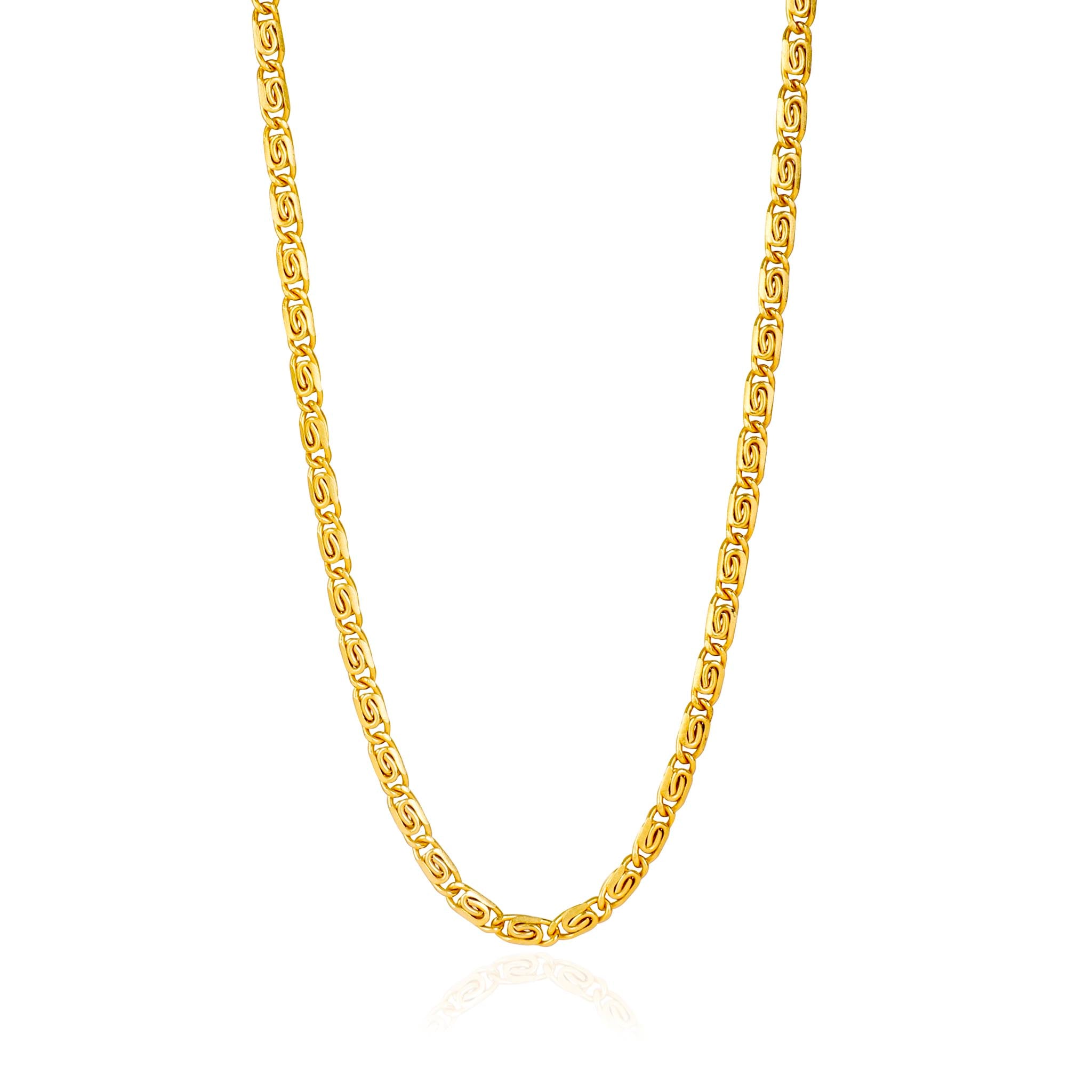 Women’s Figaro Chain Necklace Gold 19" Lila Rasa