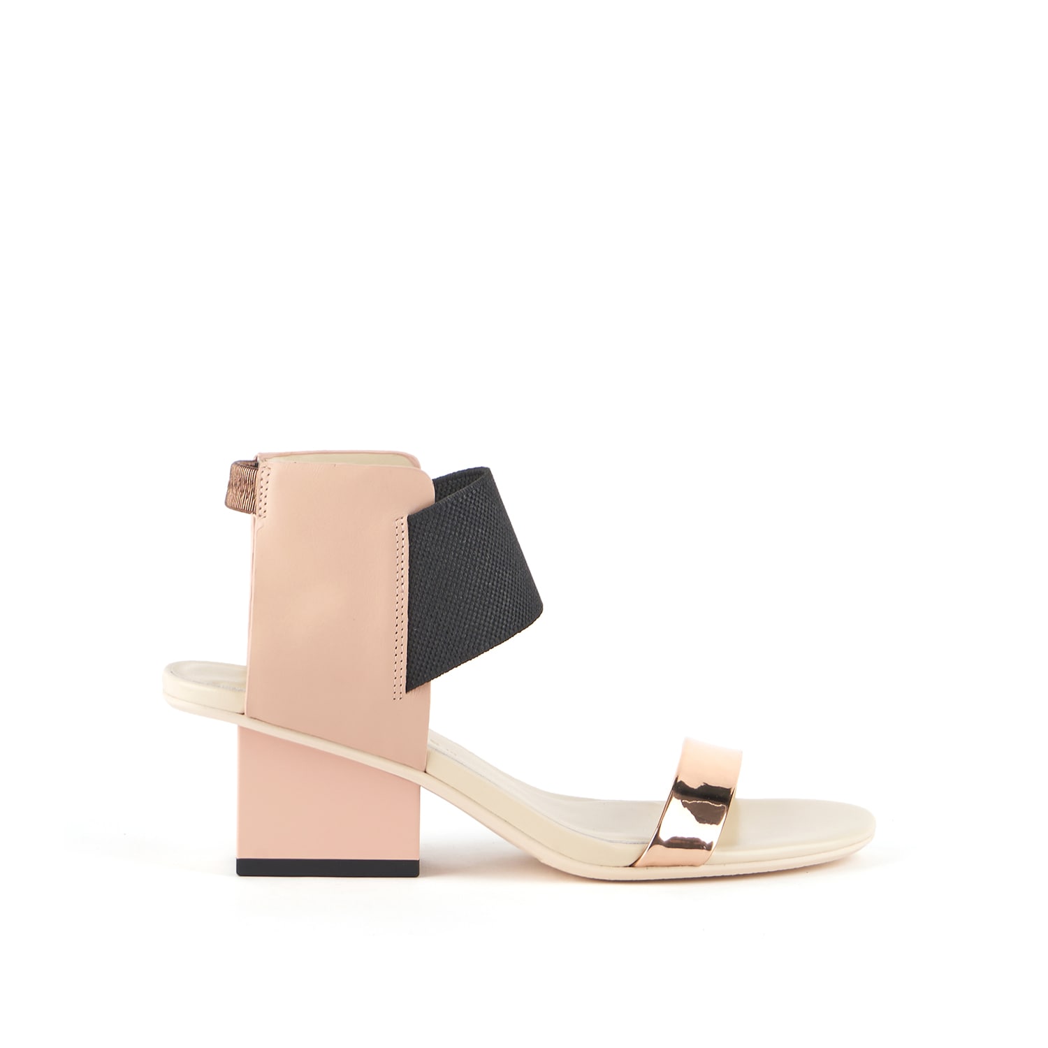 United Nude 60mm Block-heel Strap Sandals In Black/brown