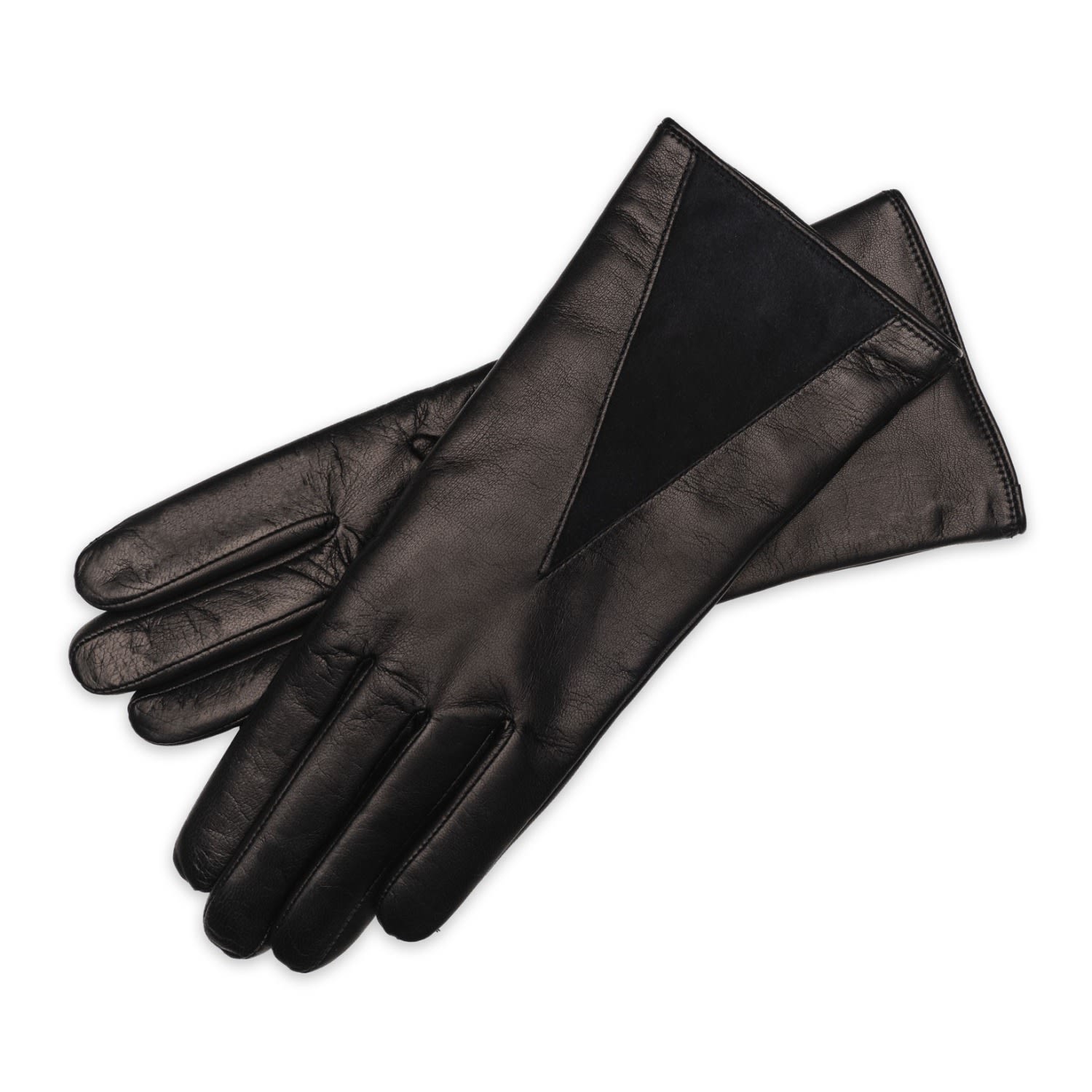 1861 Glove Manufactory Florence - Women's Nappa Leather Gloves In Black In Black