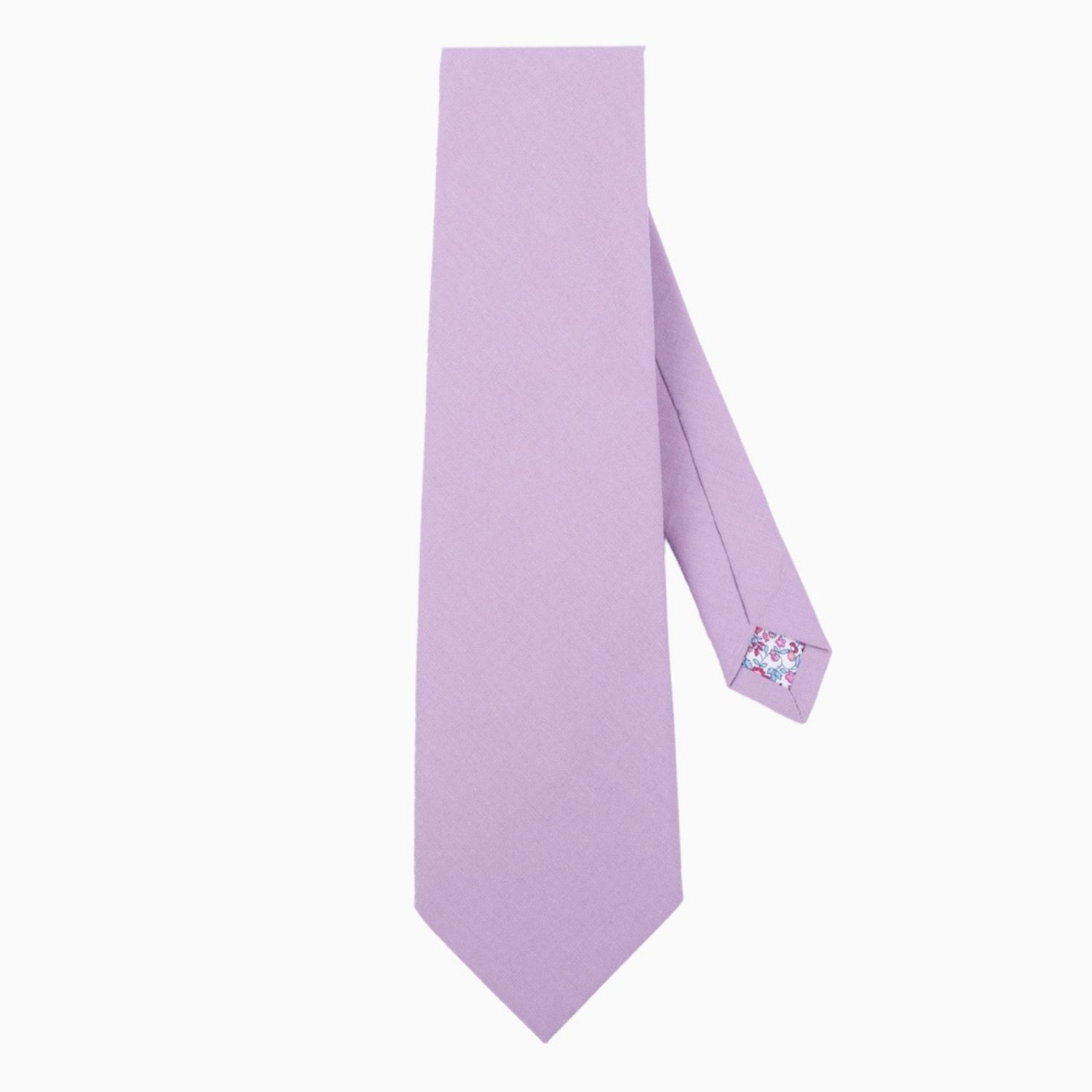 Le Colonel Men's Pink / Purple Heather Tie