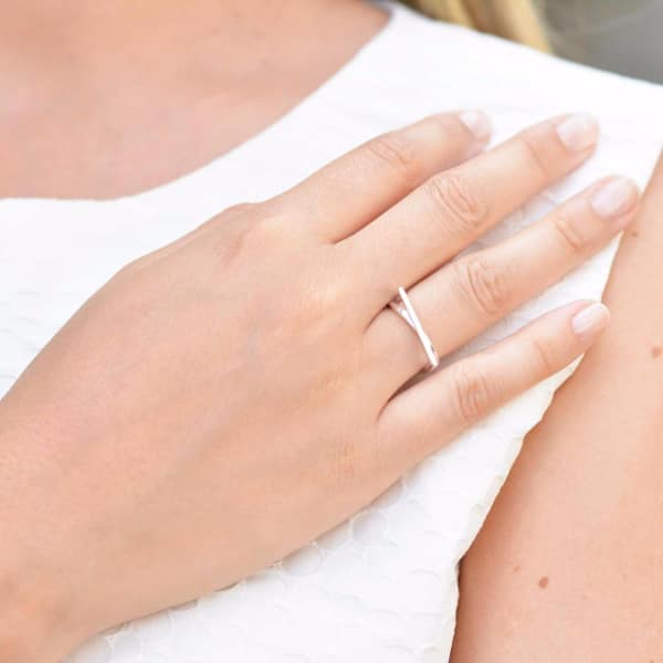 Neola Enigma Silver Ring In Silver