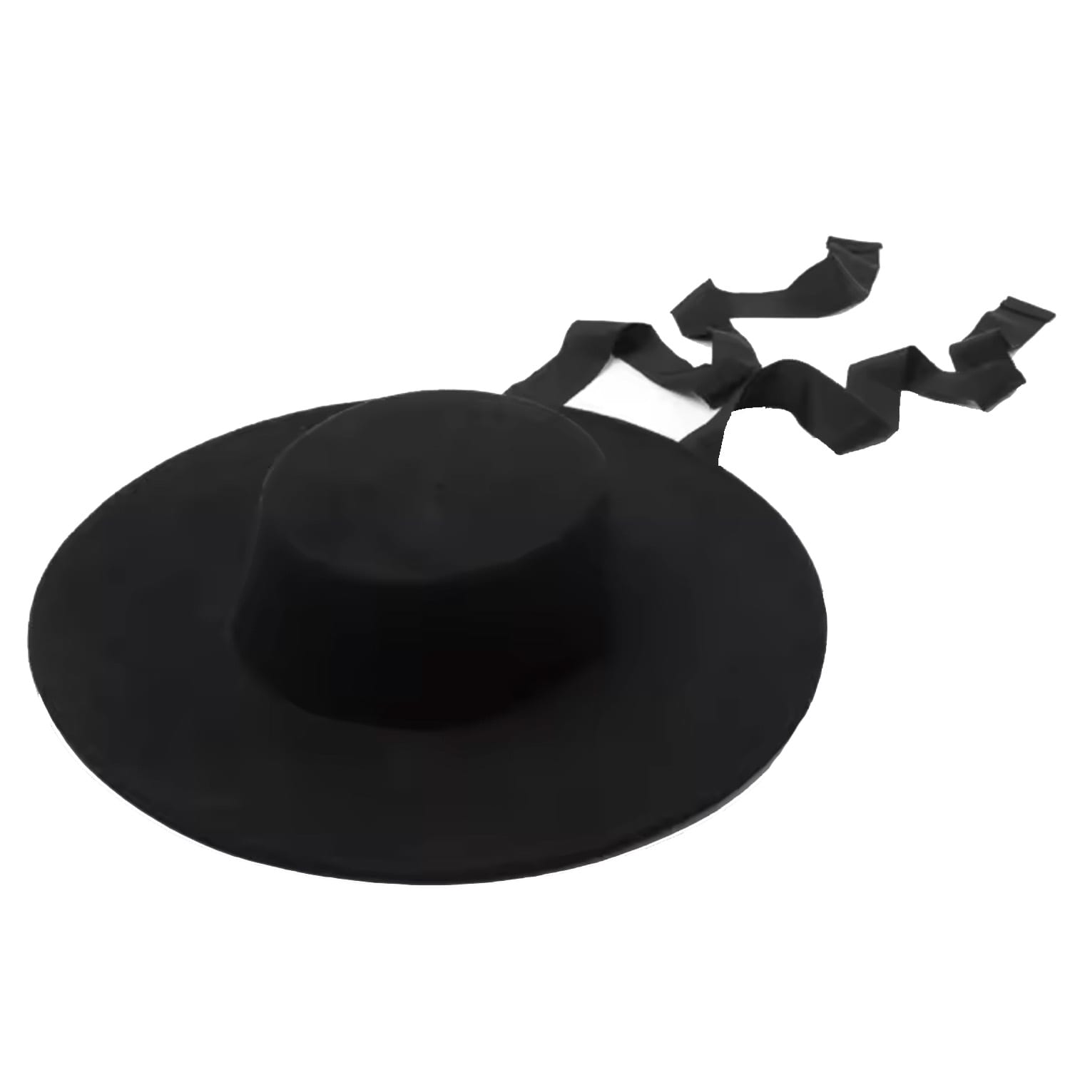 Chanel wide brimmed felt hat, navy blue and black Wool hat Chanel Blue size 54 cm in Wool - 47845774 main image 2