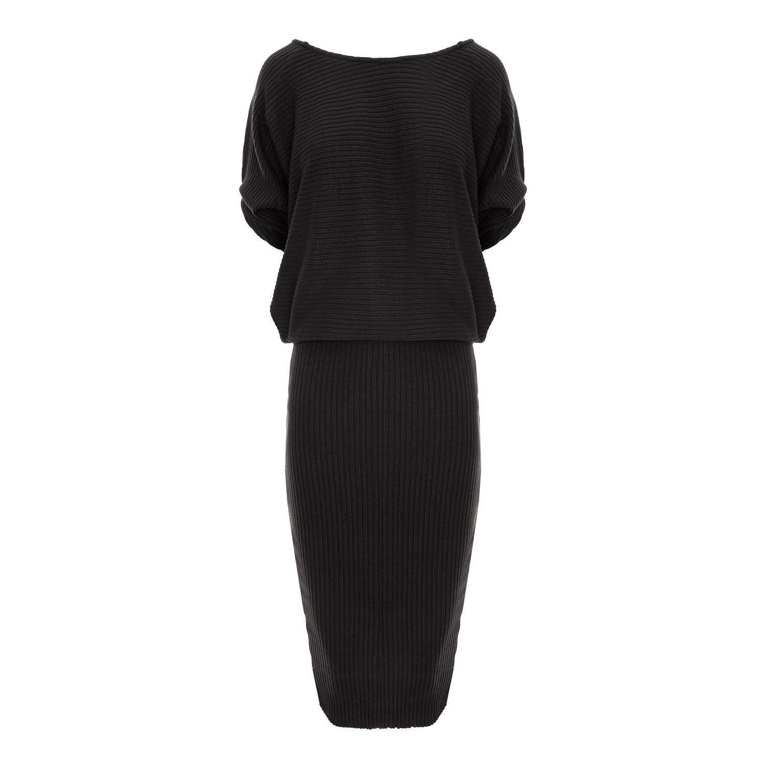 Women’s Paris Ribbed Viscose Jersey In Black M/L Roserry