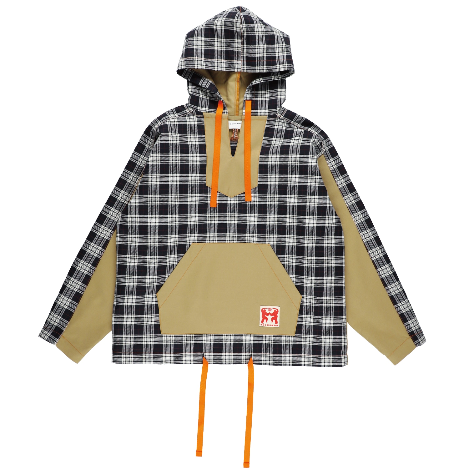 Tuckshop Women's Neutrals / Black Baja Shirts - Check In Black