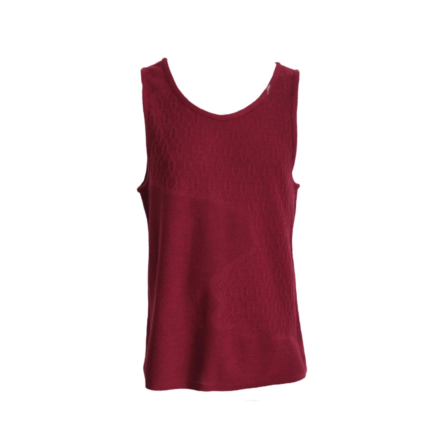 Men’s Red Zion Engraving Tank Top Small Maria Aristidou