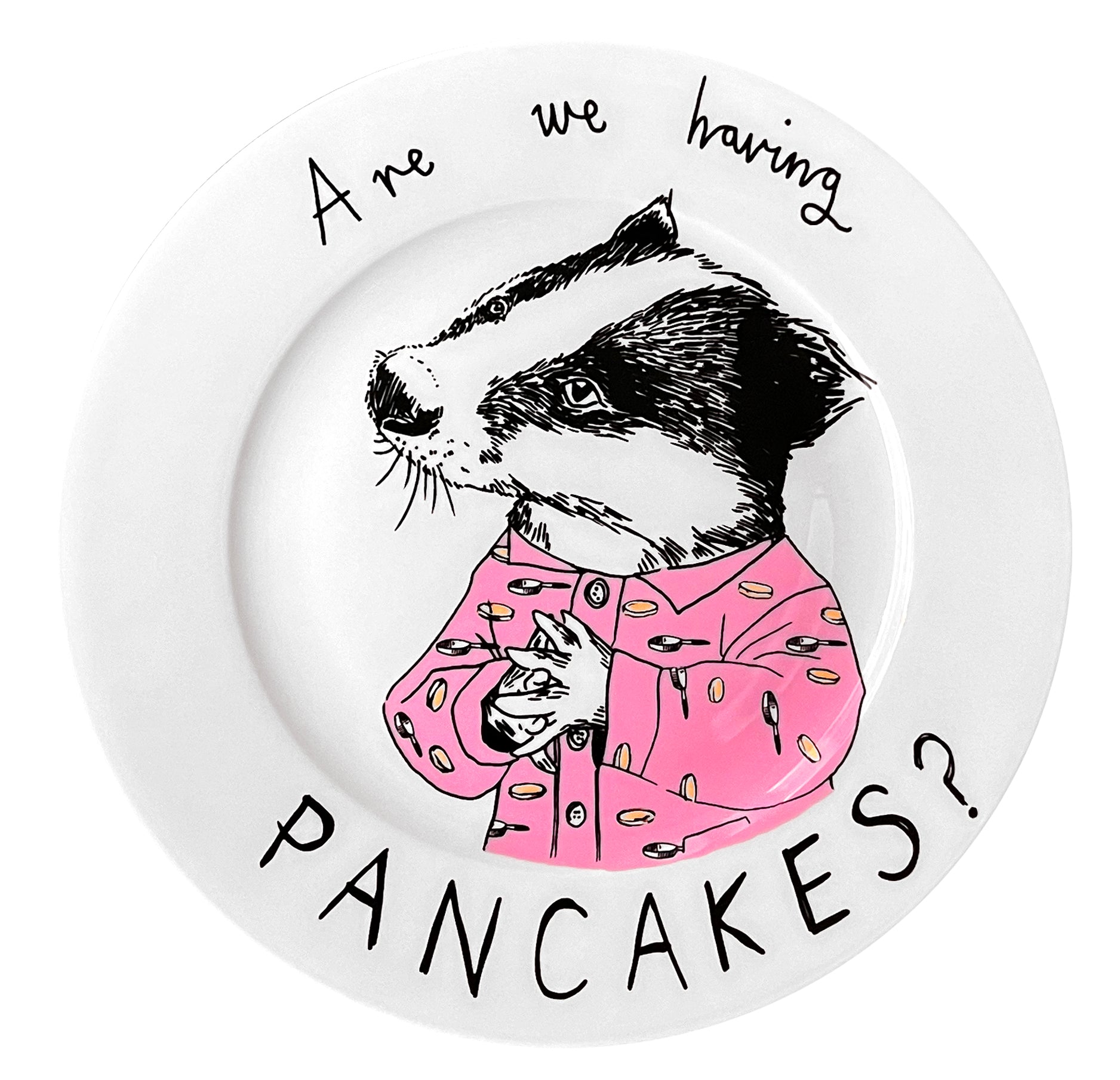 Are We Having Pancakes? Limited Edition Side Plate Jimbobart