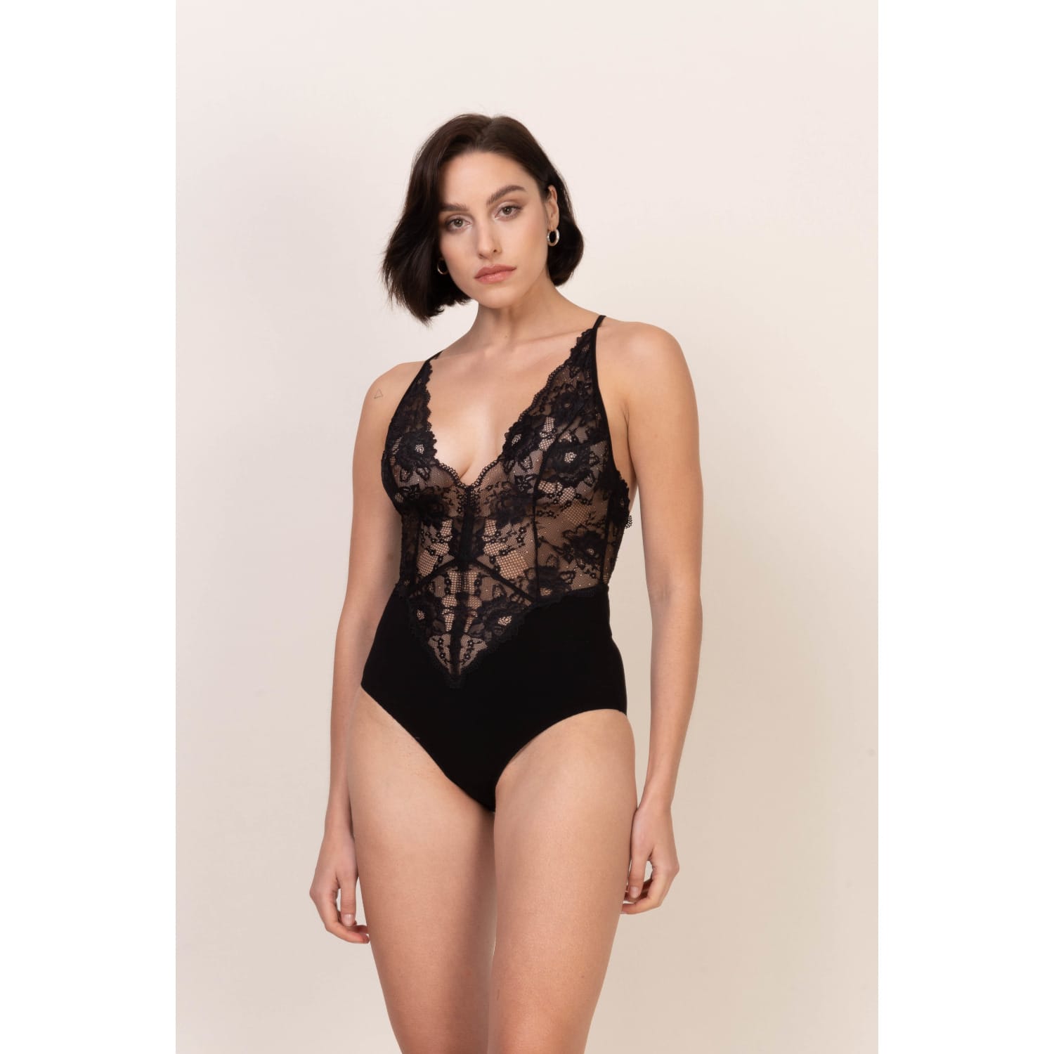 Lace Intimate Bodysuit - Rose Gold by Oh!Zuza night&day