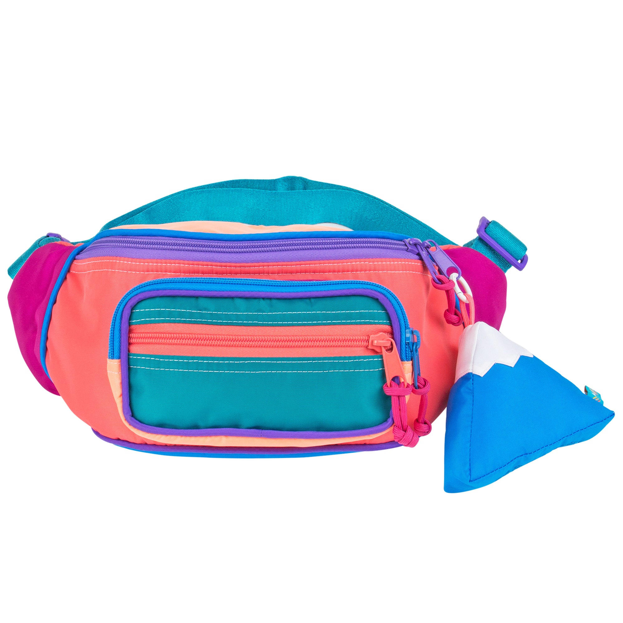 Mokuyobi Women's Blue / Pink / Purple Blue Melon Fanny Pack Sling In Blue/pink/purple