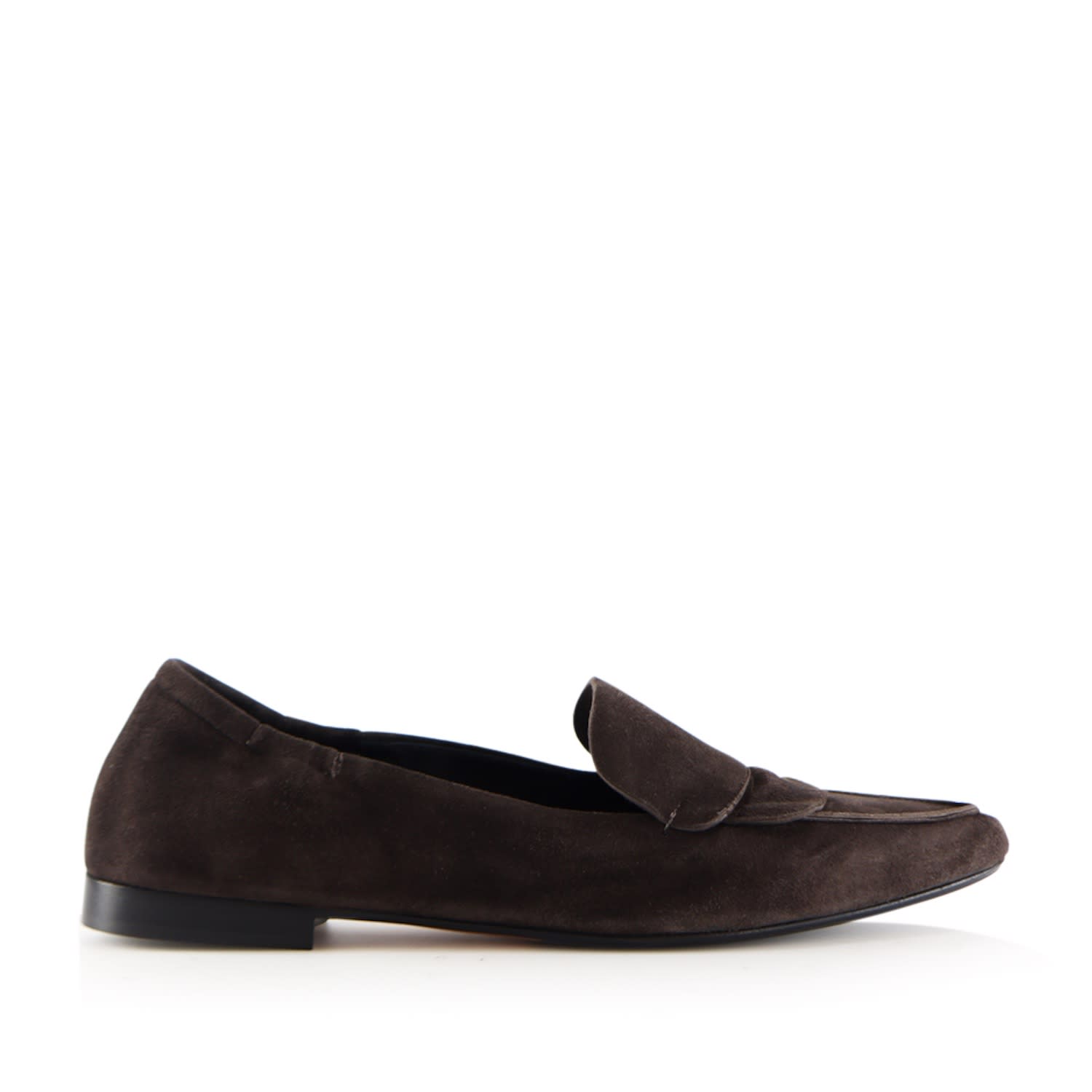 Notabene Women's Romy Loafers, Dark Brown Suede